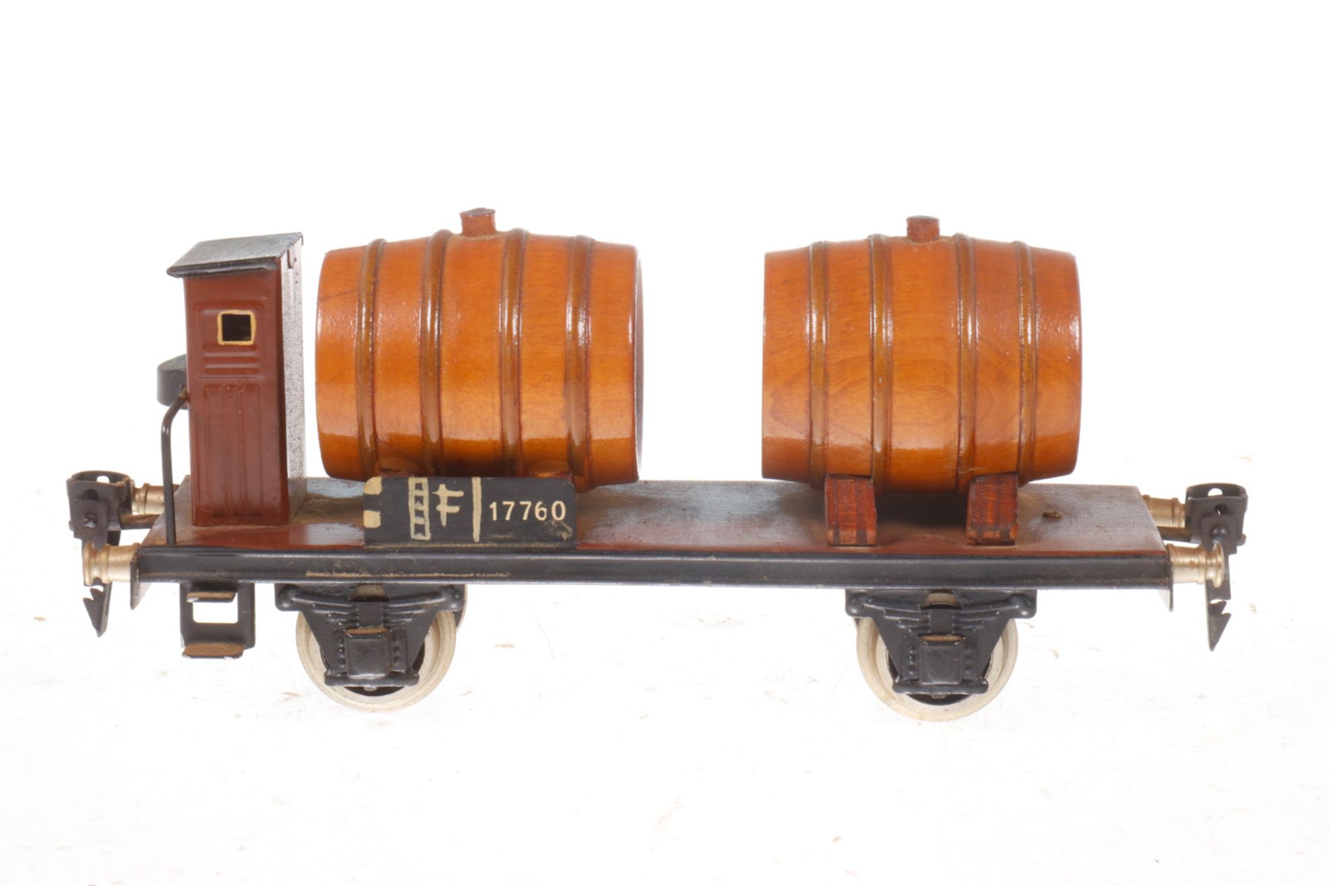 Märklin Replik-Fasswagen 1776, S 0, Alterungsspuren, L 18,5, sonst Z 2