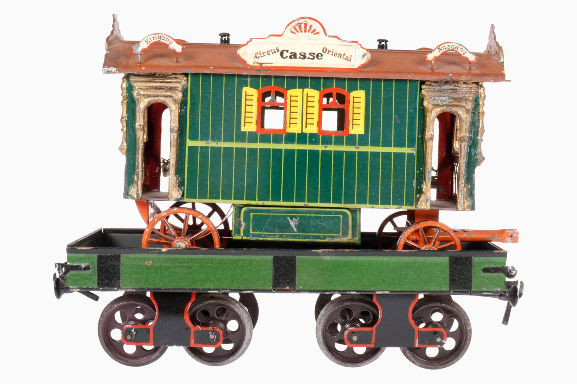 Circus Oriental Kassenwagen, phantasievolle und dekorative Eigenanfertigung nach Art von Märklin, in - Bild 4 aus 6