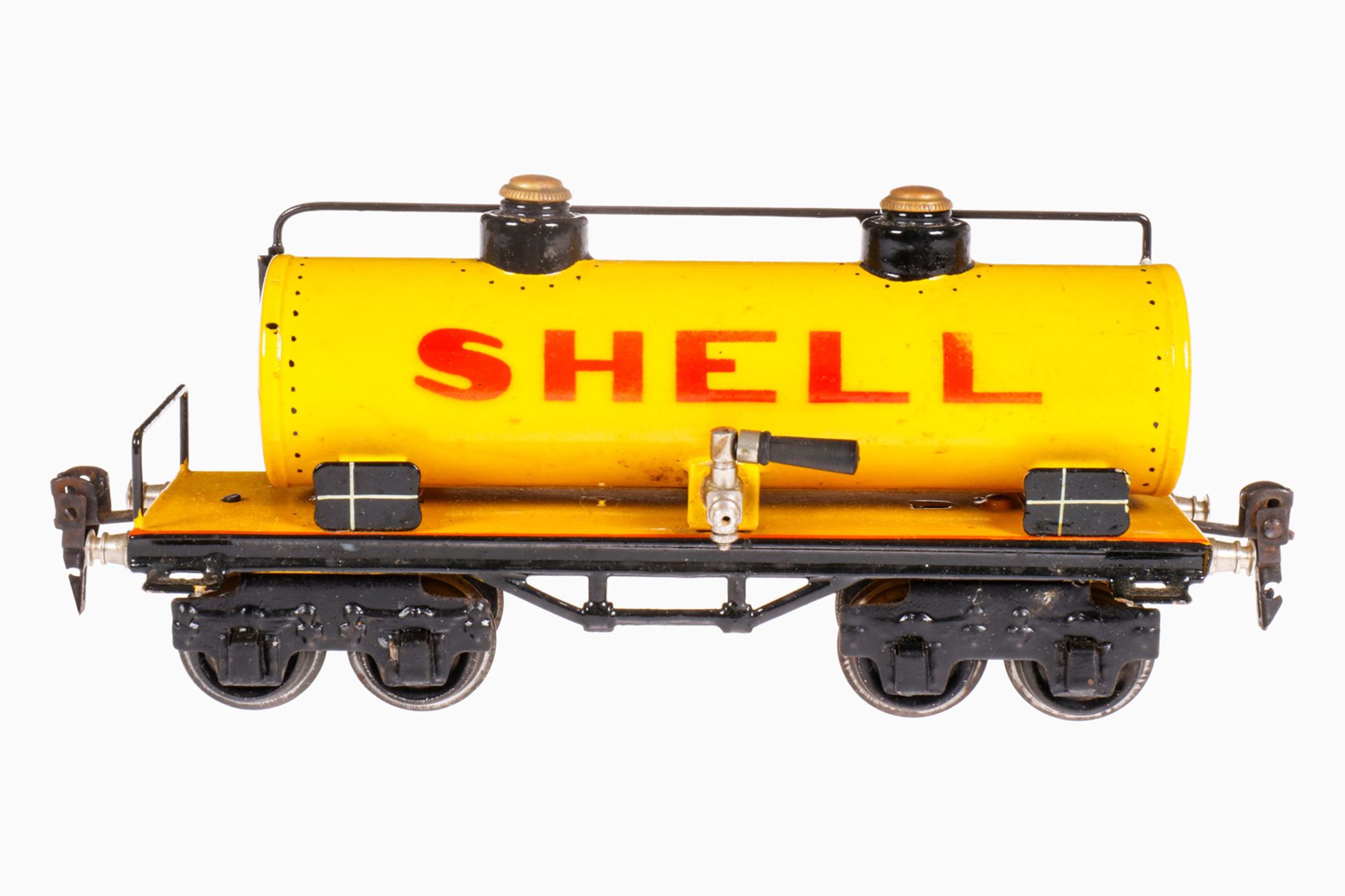 Märklin Shell Kesselwagen 1954, S 0, handlackiert, 4A, L 21,5, OK, Z 1-2