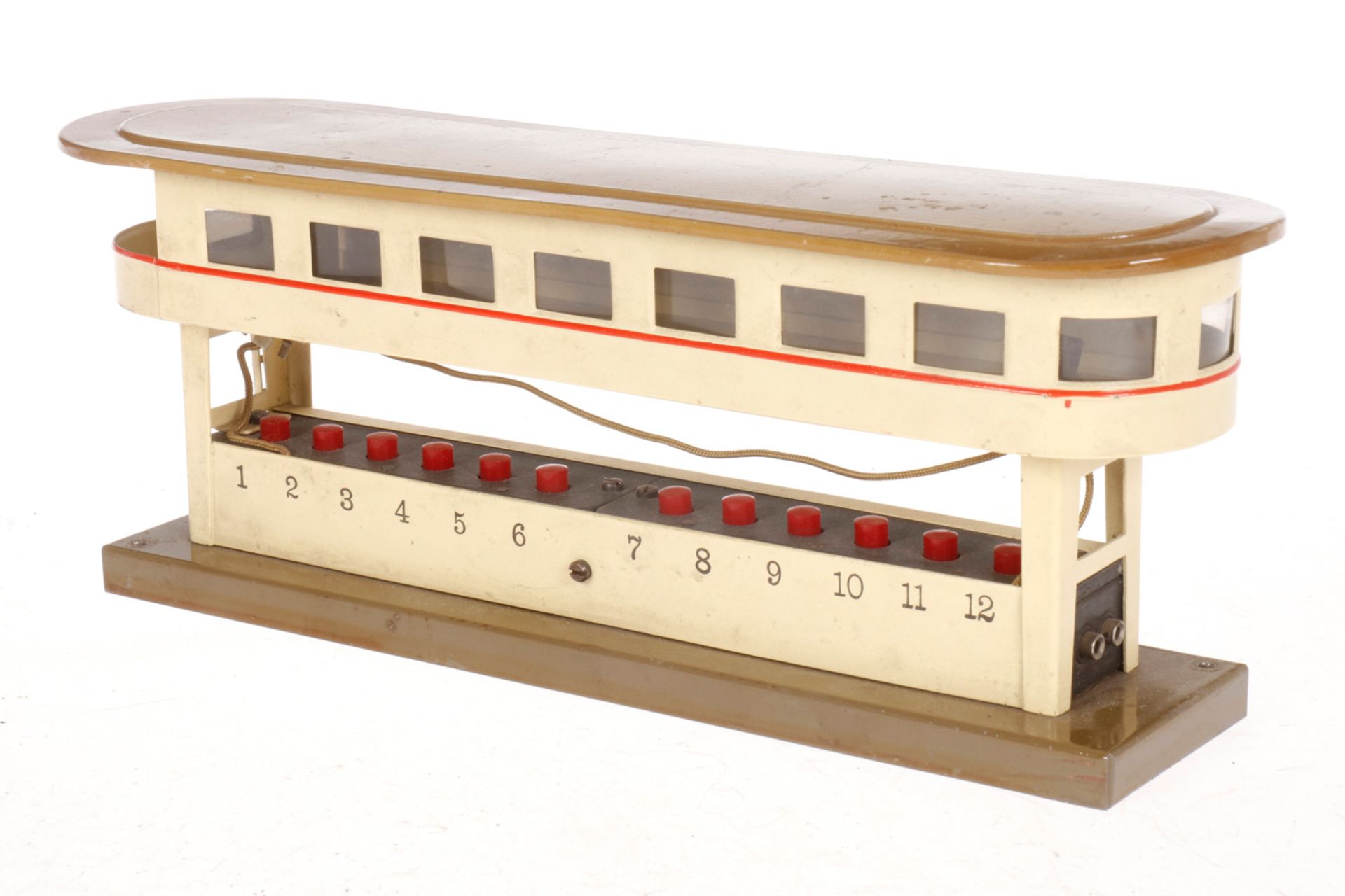 Märklin Stellwerk 473/12, S H0, HL, mit Beleuchtung, LS, L 27,5, Z 3