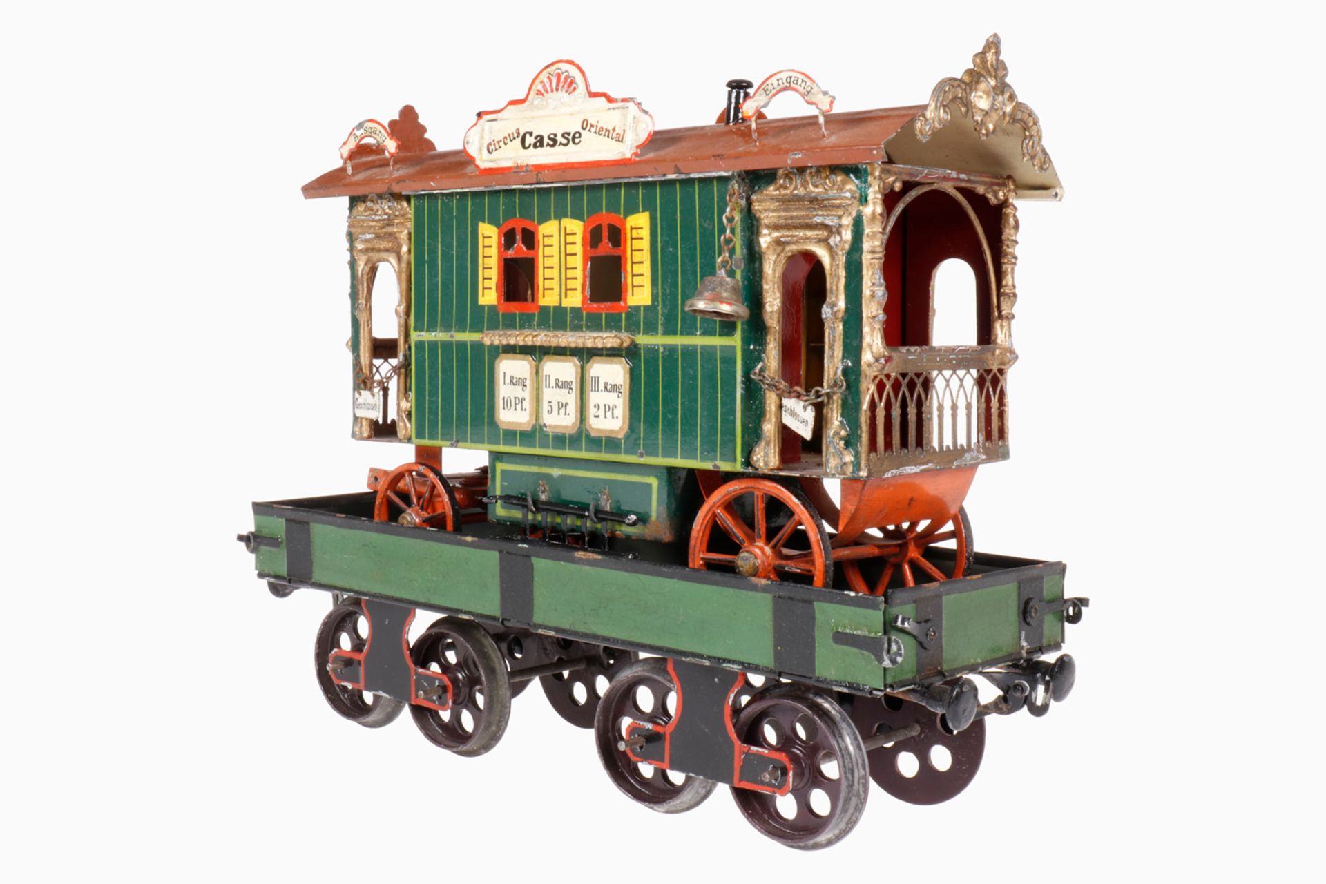 Circus Oriental Kassenwagen, phantasievolle und dekorative Eigenanfertigung nach Art von Märklin, in - Bild 2 aus 6