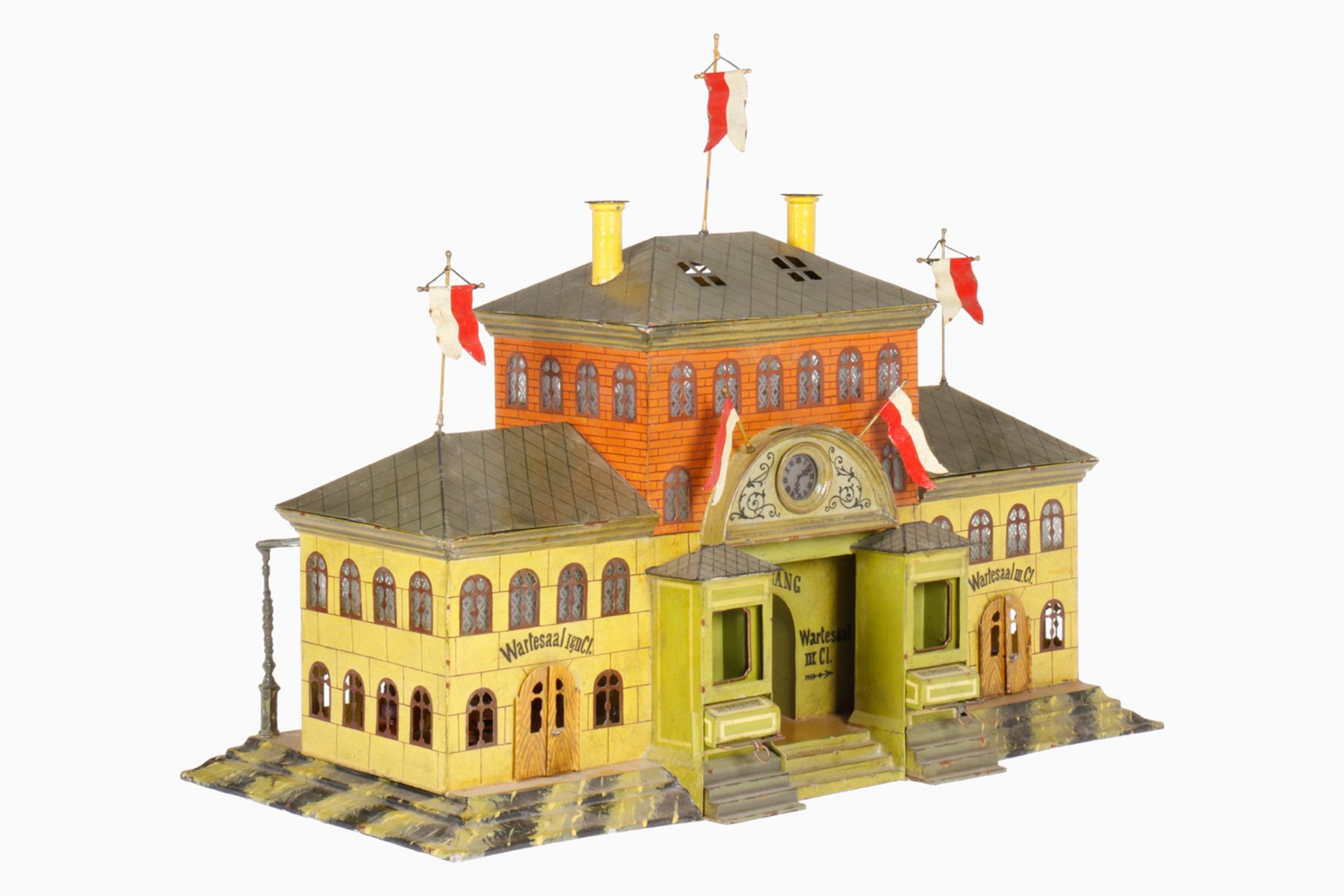 Santhion originalgetreuer Nachbau von Märklin Bahnhof 1042, mit Mitteleingang, Uhr und 2 - Bild 4 aus 6