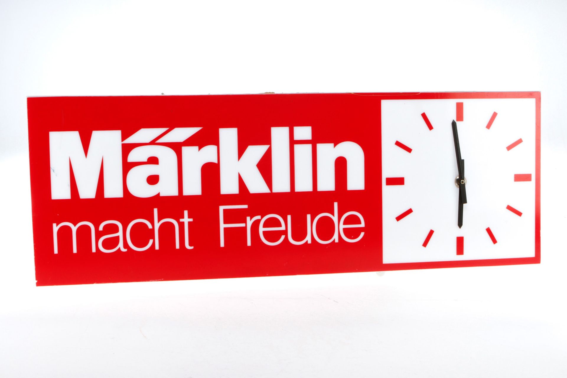 Märklin beleuchtete Uhr, tw besch., L 80