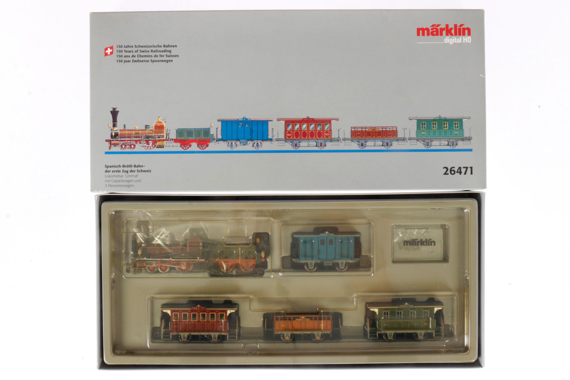 Märklin digital Zugpackung "Spanisch-Brötli-Bahn" 26471, S H0, OK, Z 2