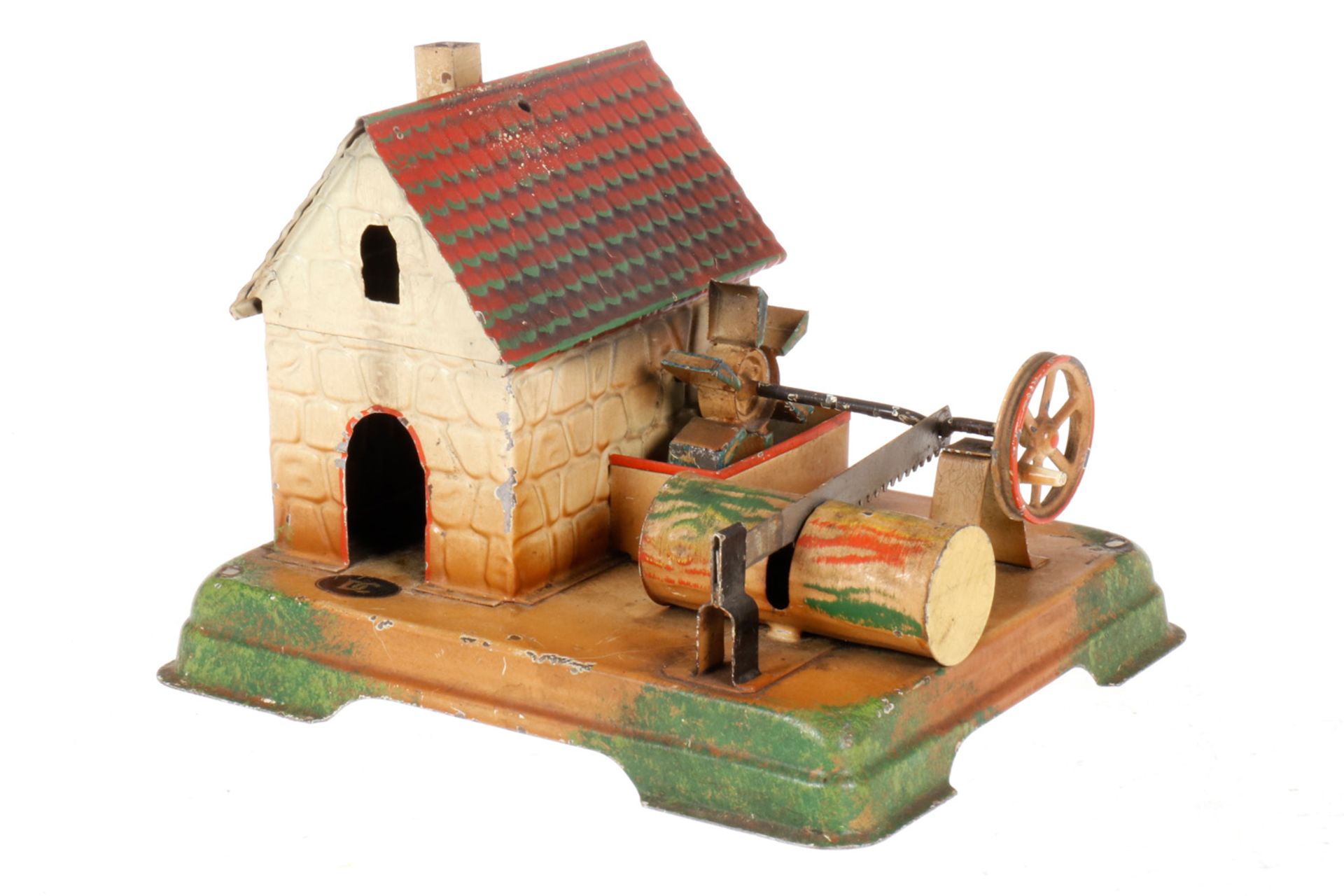 Doll Wassermühle mit Baumstammsäge 781, HL, Fremdbohrungen, LS, L 18, sonst Z 2-3