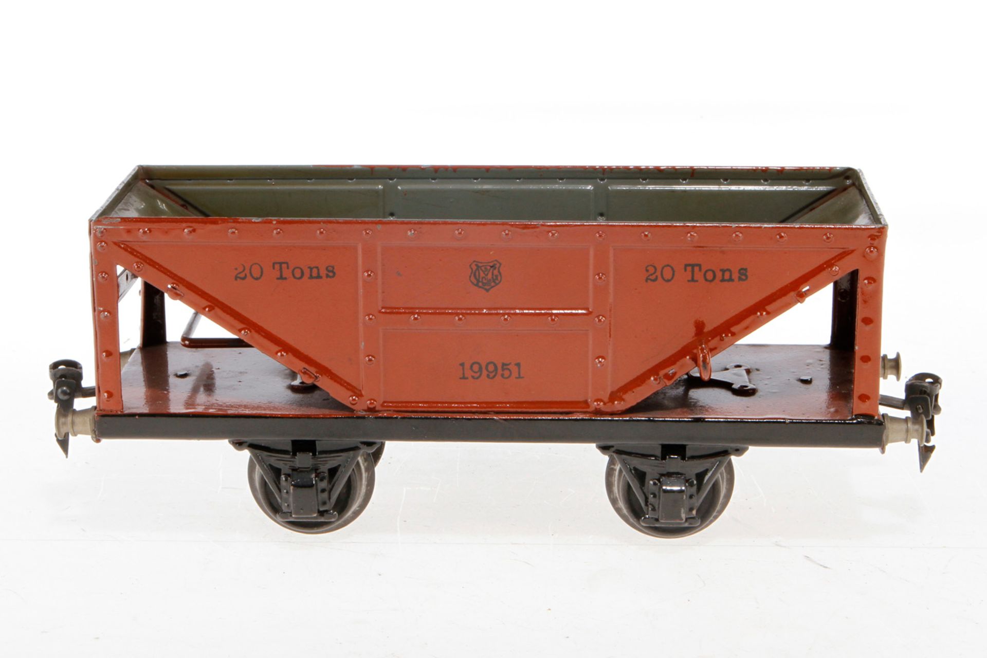 Märklin Selbstentladewagen 1995, S 1, HL, LS und gealterter Lack, L 24, sonst Z 2