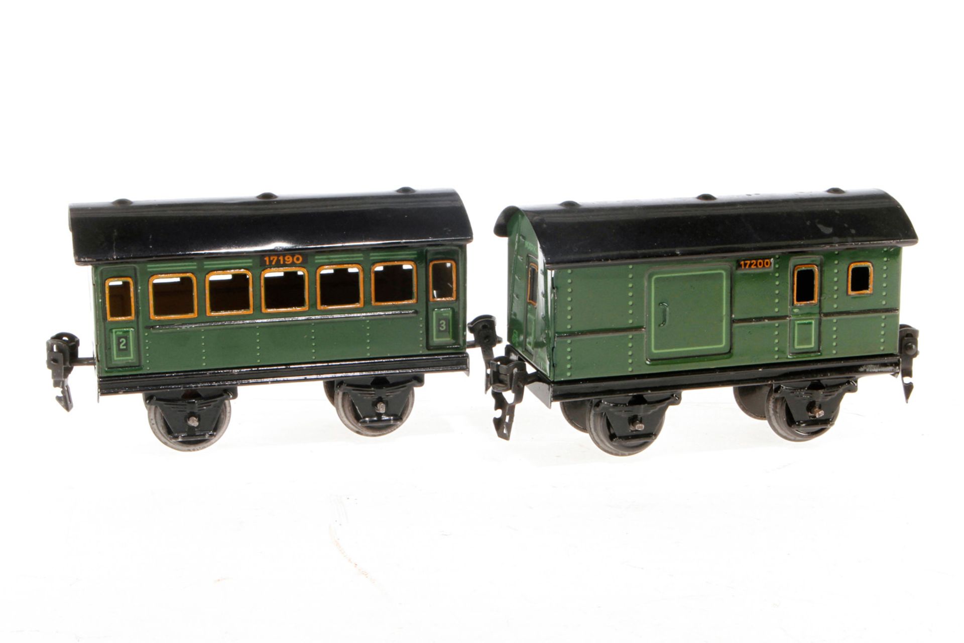 Märklin Personen- und Gepäckwagen 1719/1720, S 0, CL, LS, L 12,5, Z 2-3