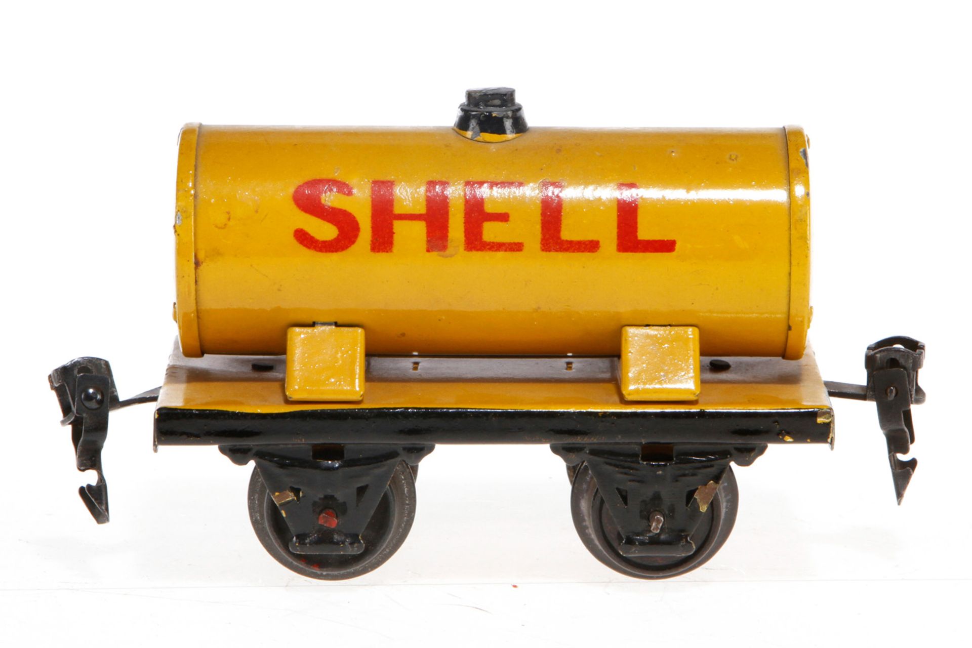 Märklin Shell Kesselwagen 1973, S 0, HL, LS und gealterter Lack, L 11, Z 2-3