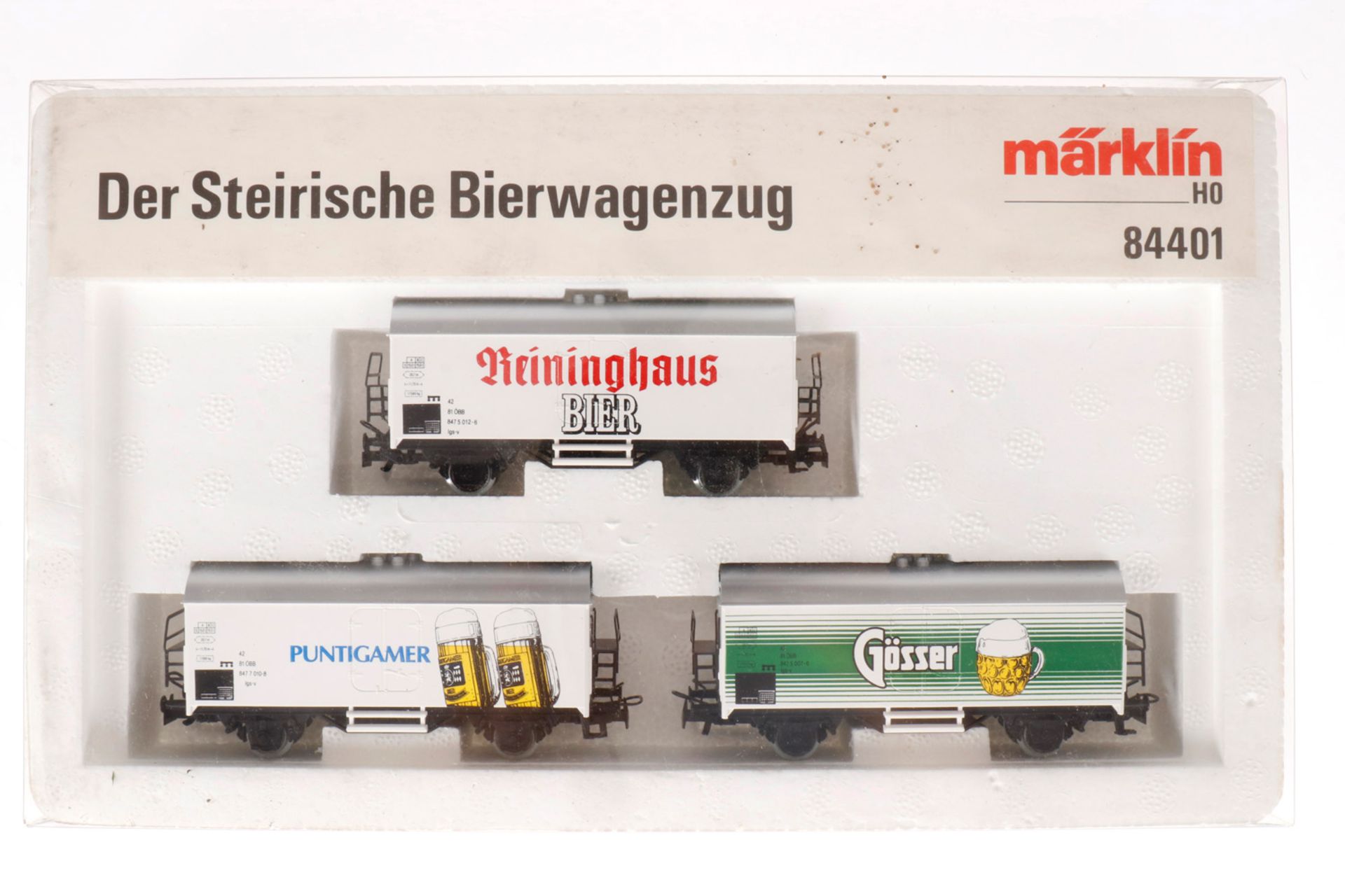 Märklin Bierwagen-Set 84401, S H0, 3-teilig, OK, Z 2