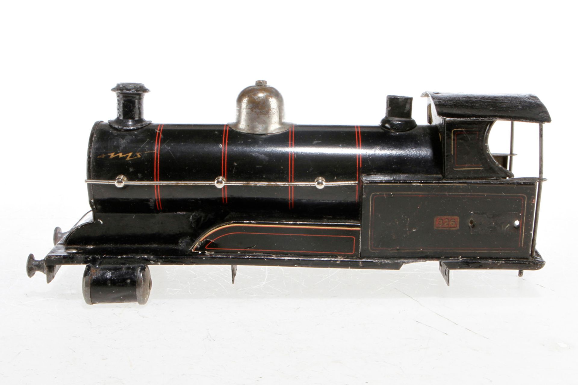 Märklin Lokgehäuse 326, S 1, für Starkstrom, NV, tw nachlackiert, als Ersatzteil