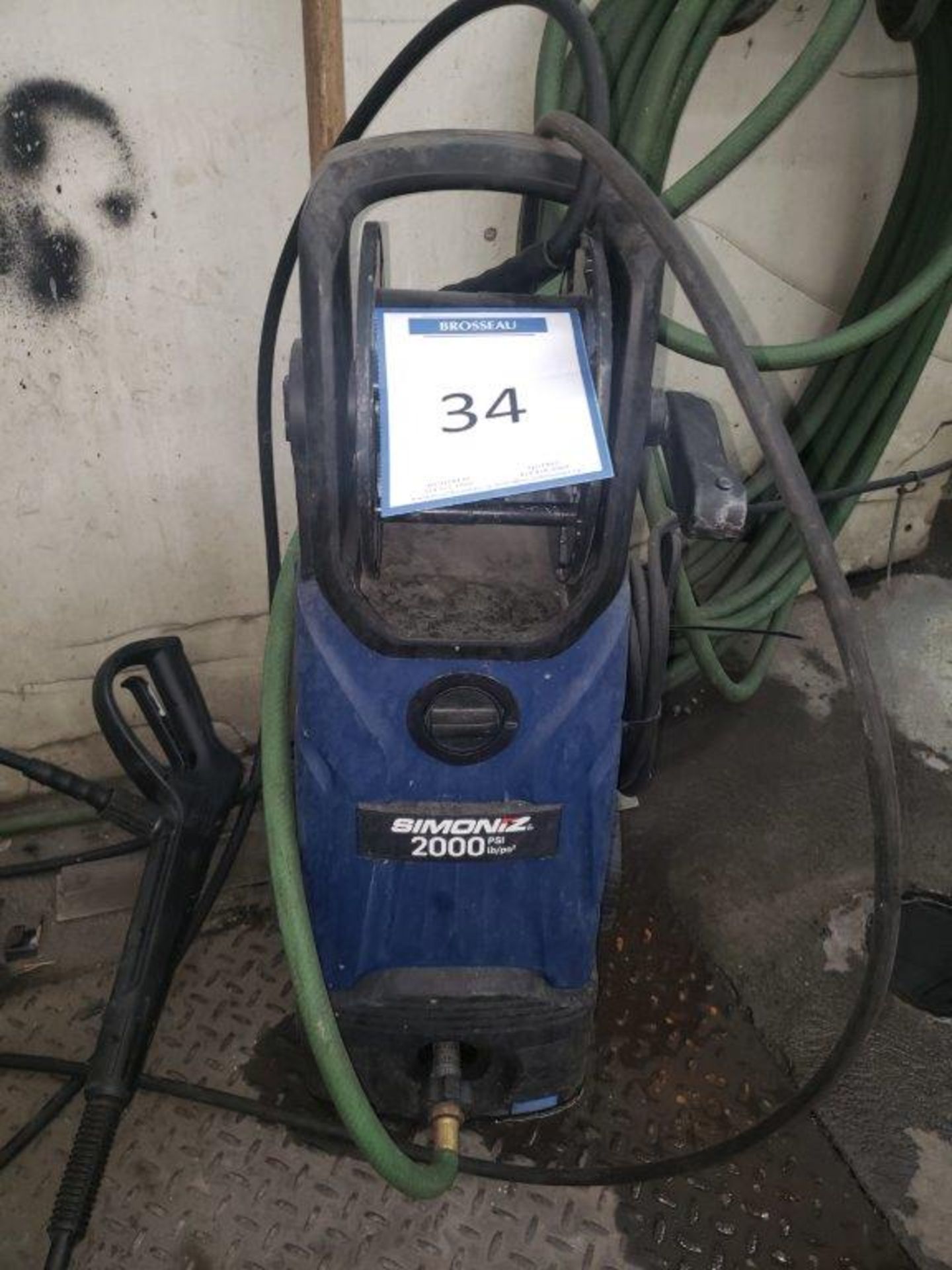 essoreuse avec machine a pression SIMONIZ 2000