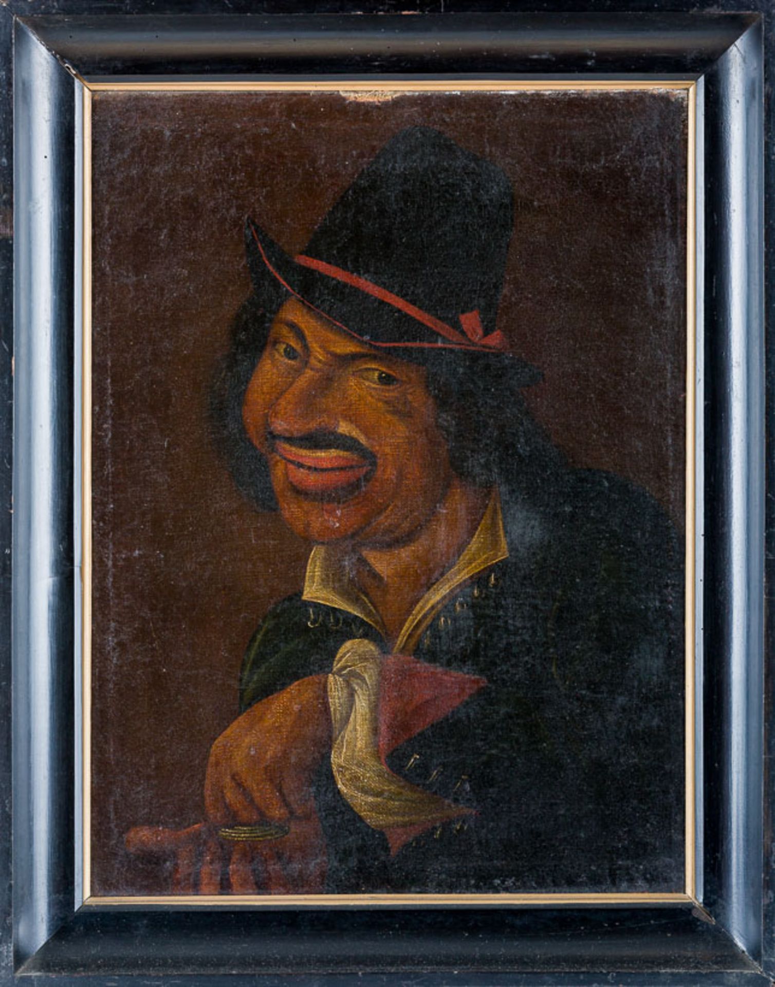 Niederländischer Maler (E. 18. Jh.)Zwei NarrenporträtsNach links gerichtet. Lwd. 53×40 u. 50×39