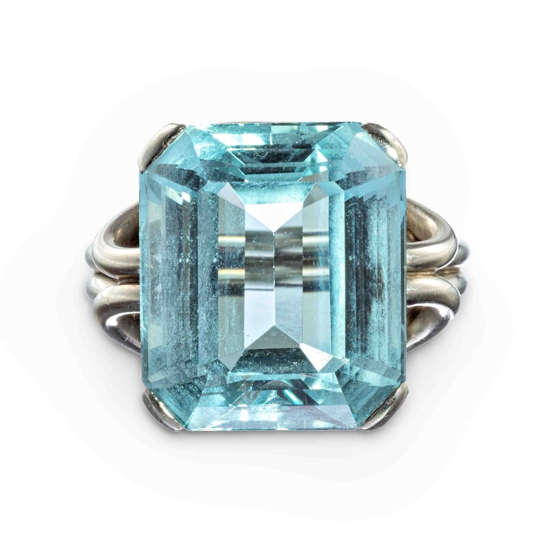 Aquamarin-Ring