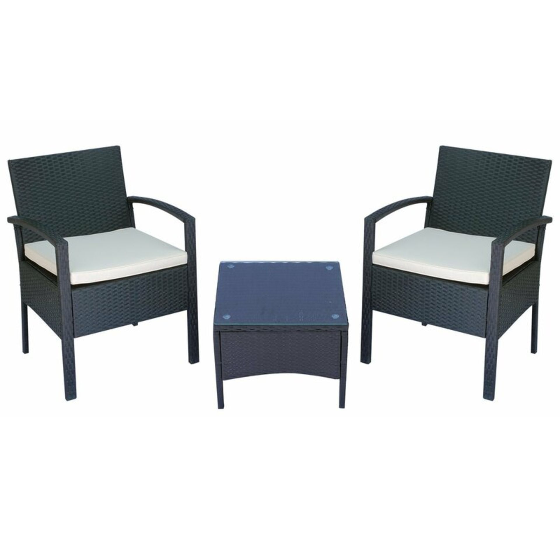 Belia 2 Seater Rattan Conversation Set - £124.99