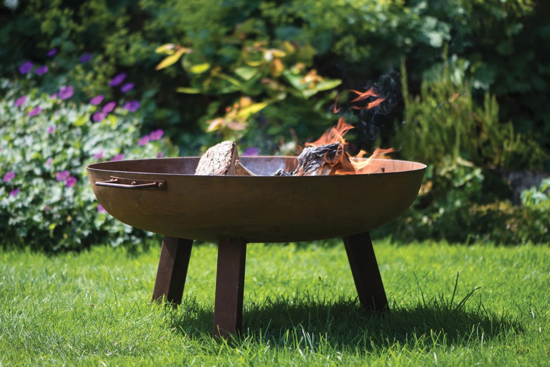 Cast Iron Wood Burning Fire Pit - £88.99