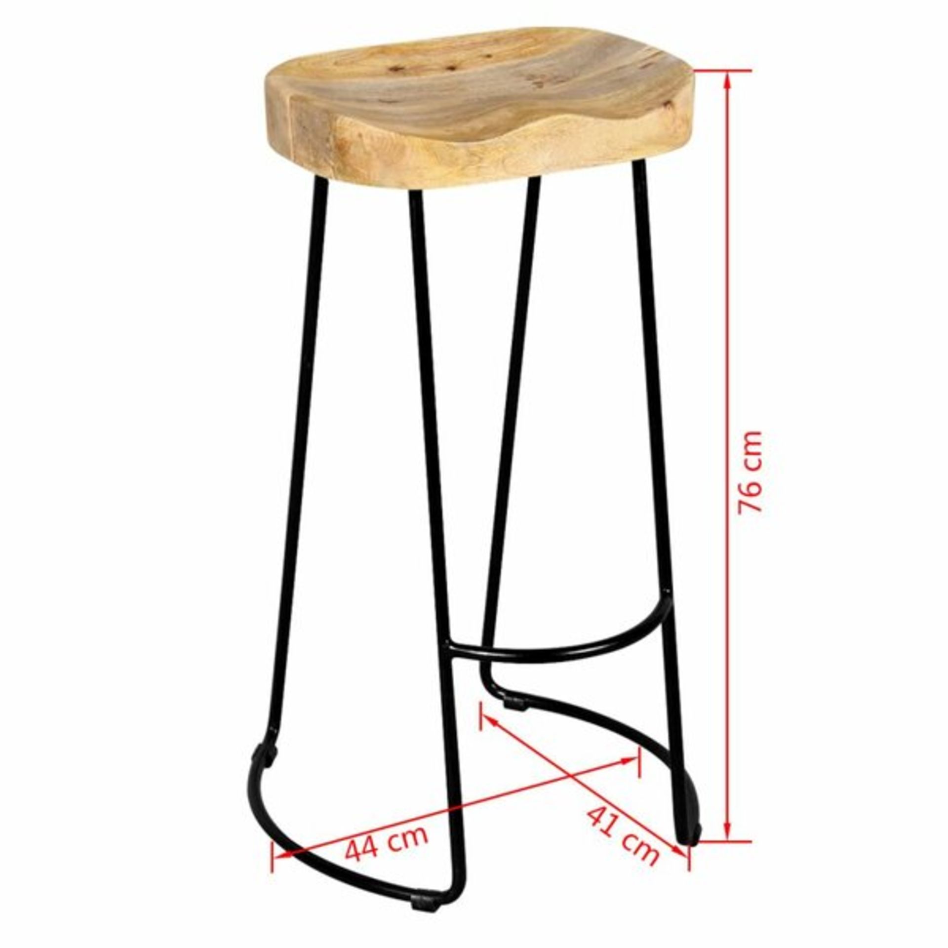 Catrina 76cm Bar Stool (Set of 2) - RRP £189.99 - Image 3 of 3