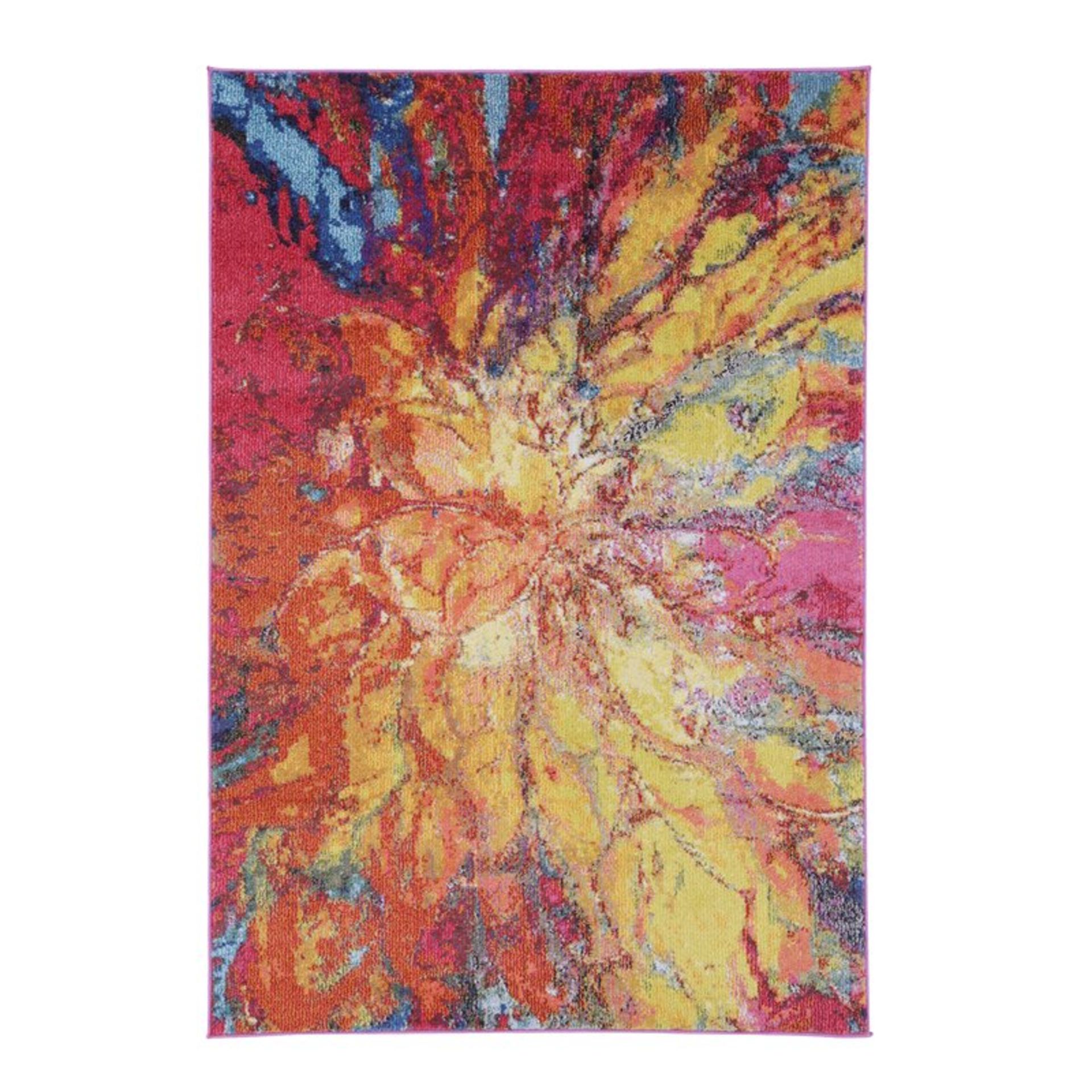 Rauscher Yellow/Red Area Rug - RRP £92.99