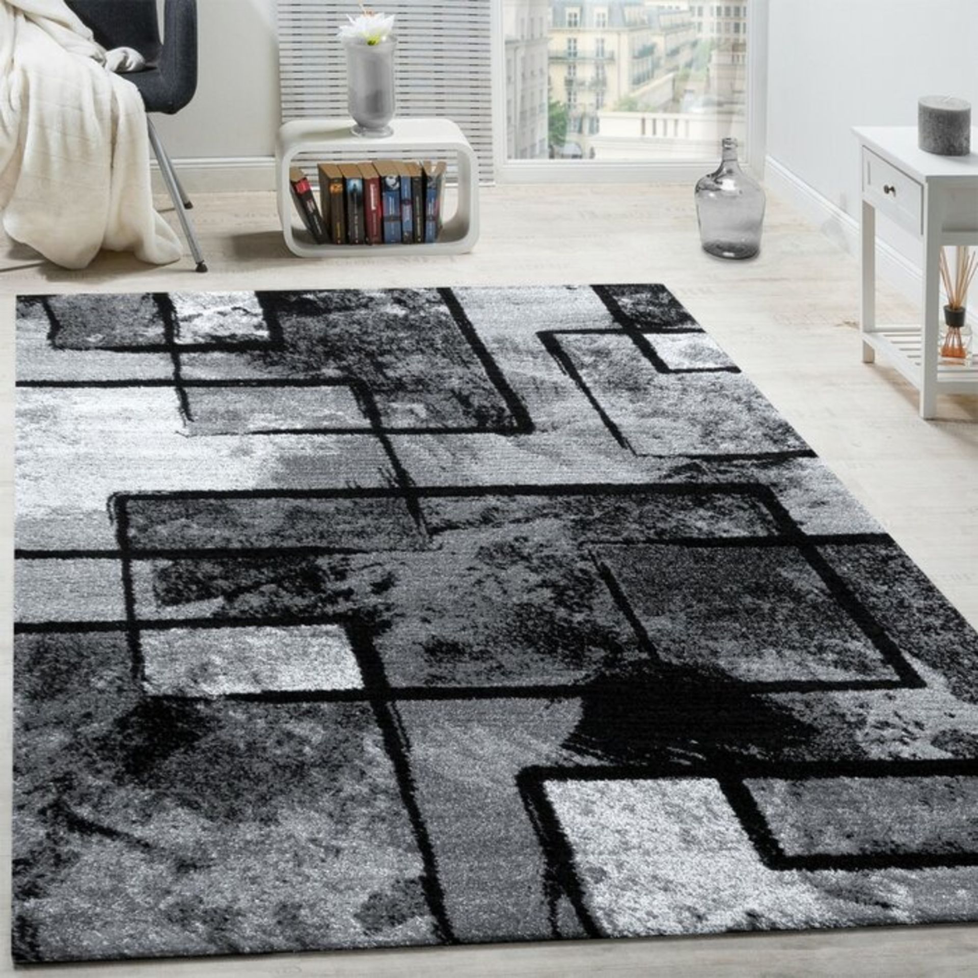 Alaya Black/Grey Rug - RRP £44.99