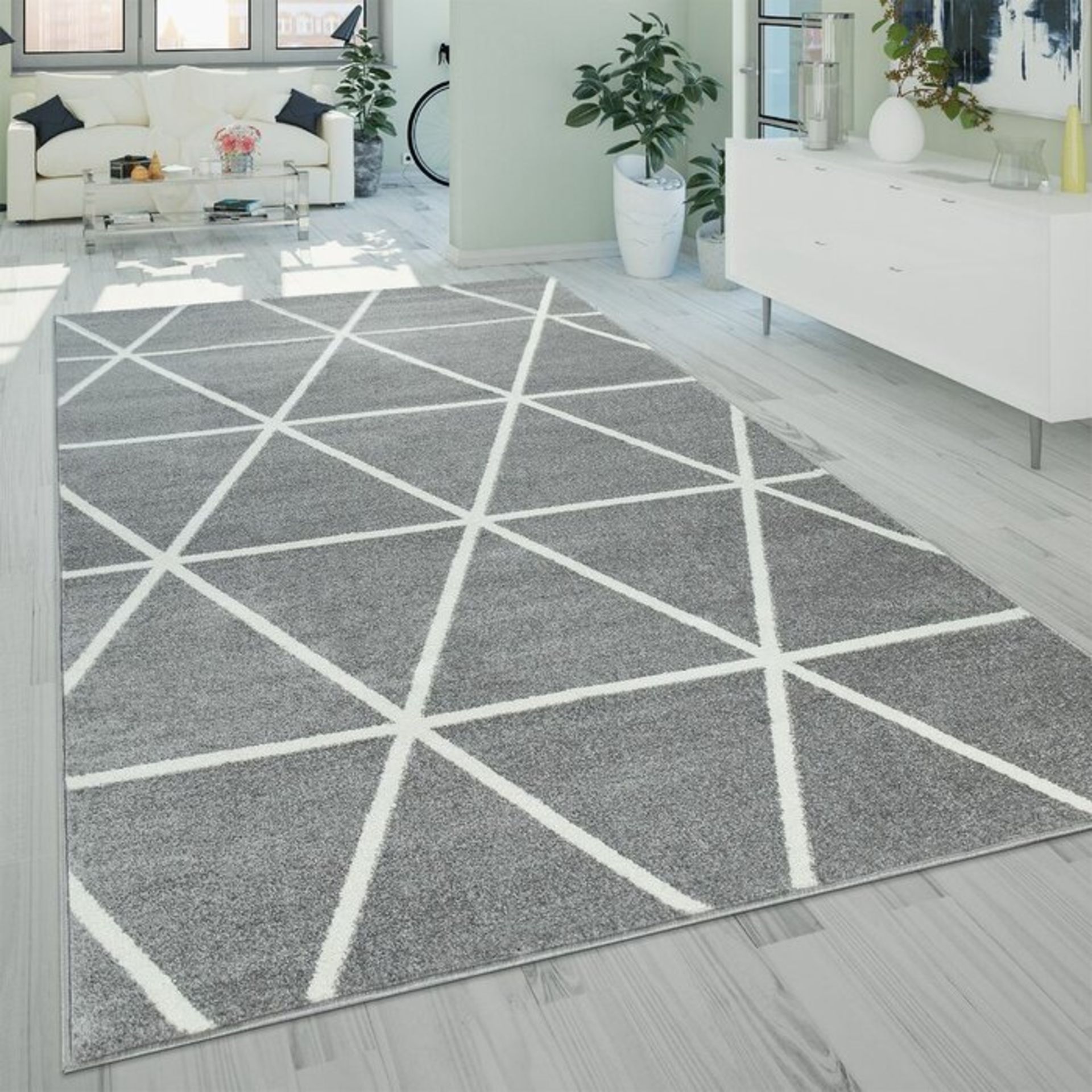 Buckley Shag Grey Rug - RRP £52.99