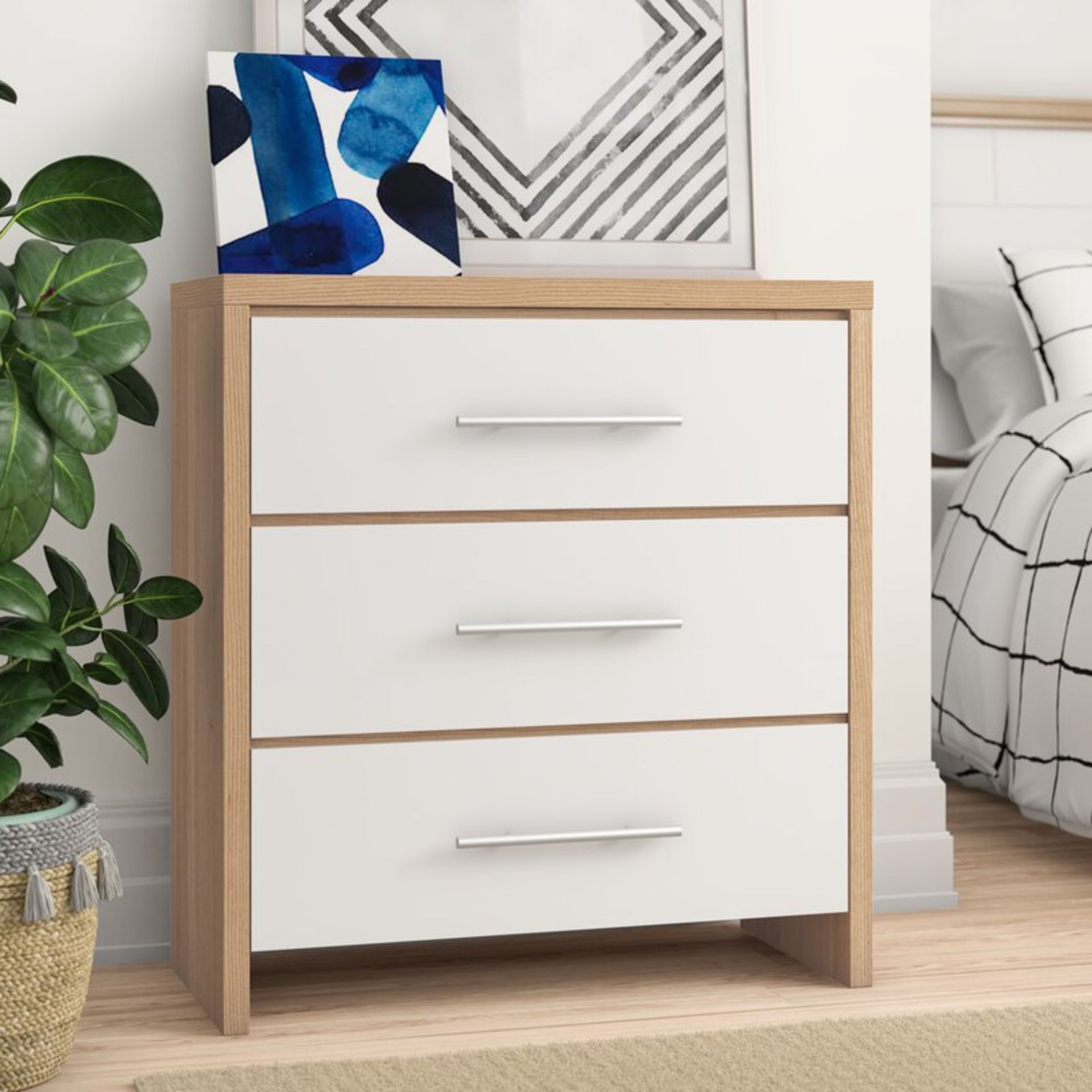 Gia 3 Drawer Chest of Drawers - RRP £120