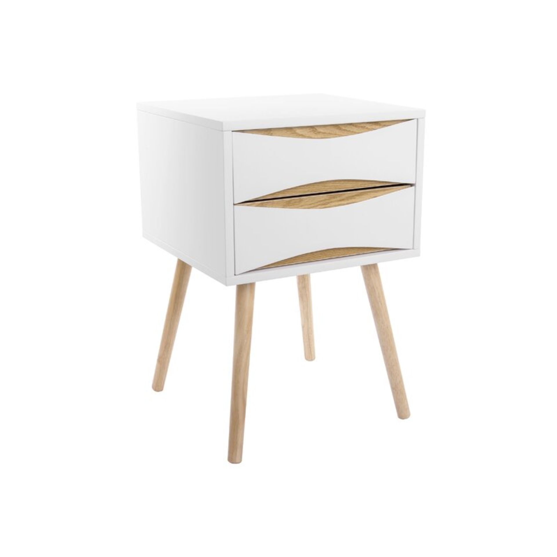 Buoyant 2 Drawers Bedside Table - RRP £123.99