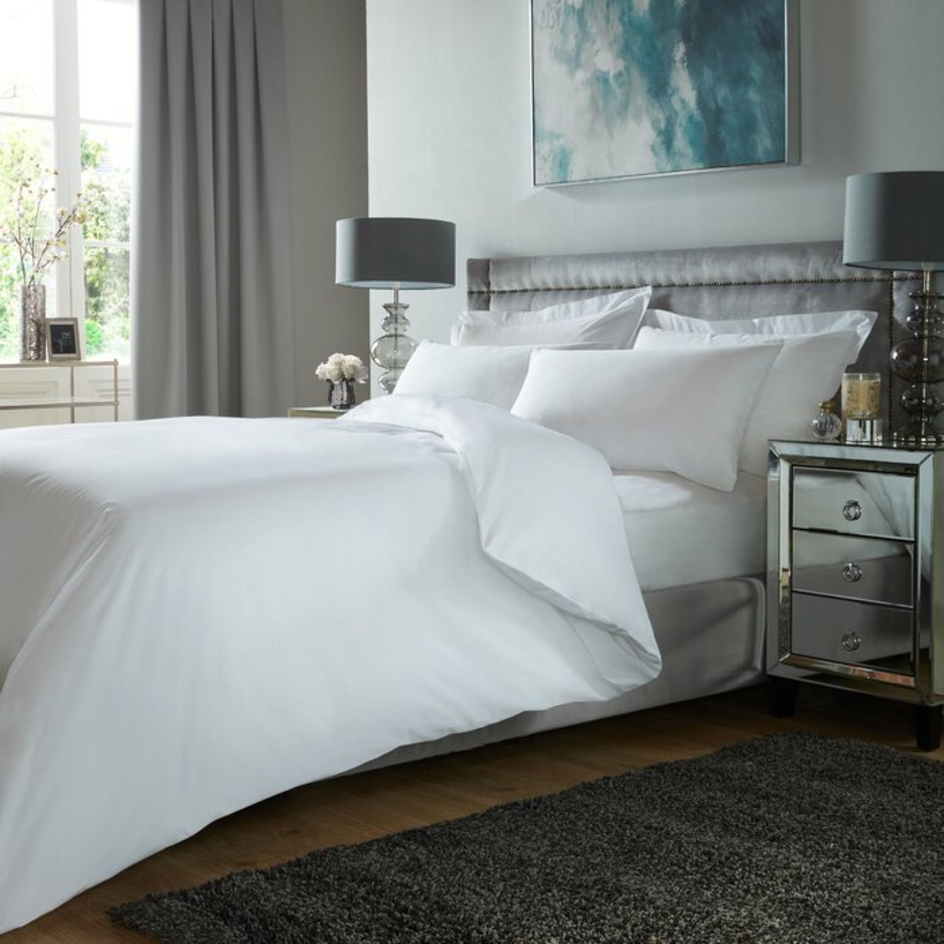 400 Thread Count 100% Cotton Fitted Sheet - RRP £25.99