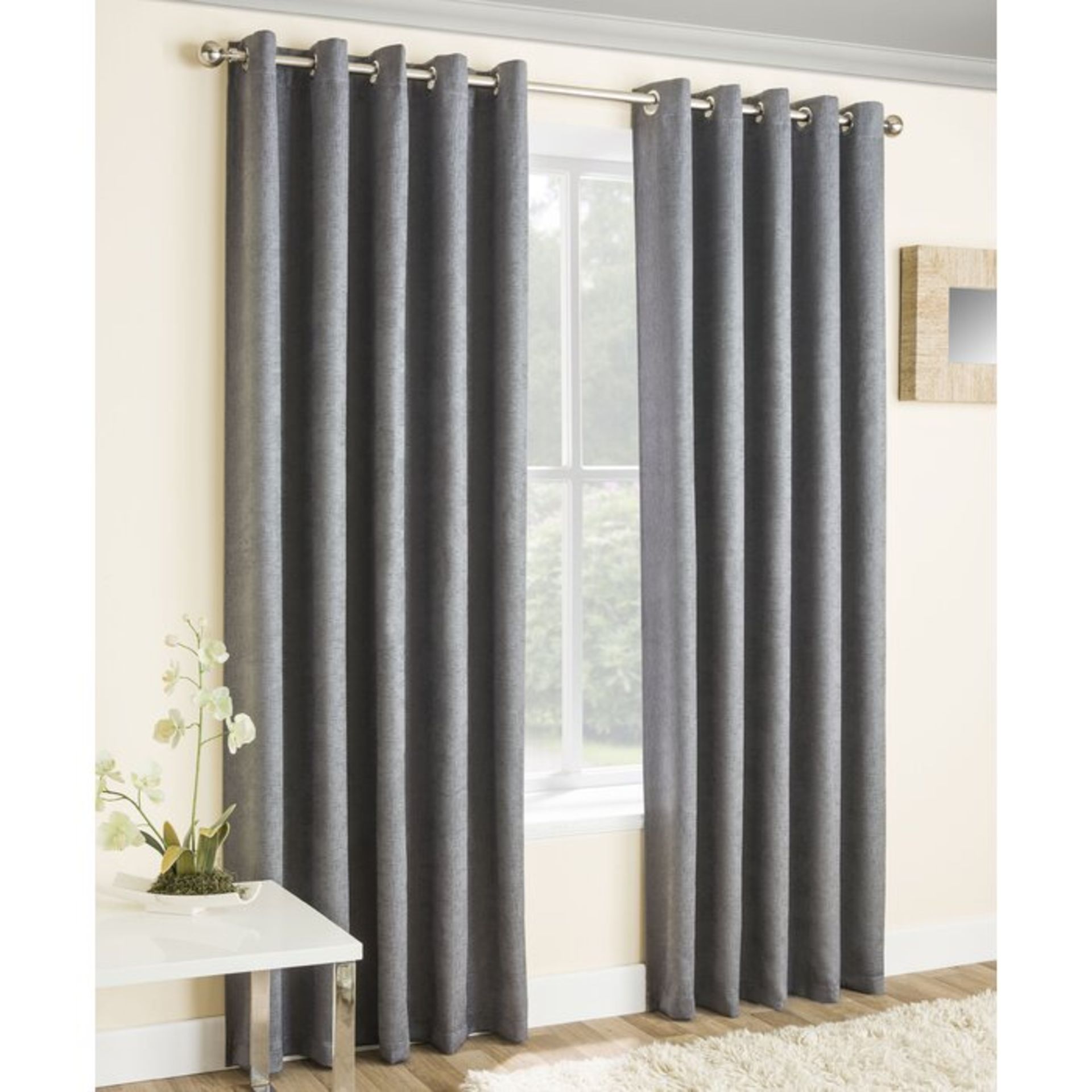 Falkner Eyelet Room Darkening Thermal Curtains (Set of 2) - RRP £25.00