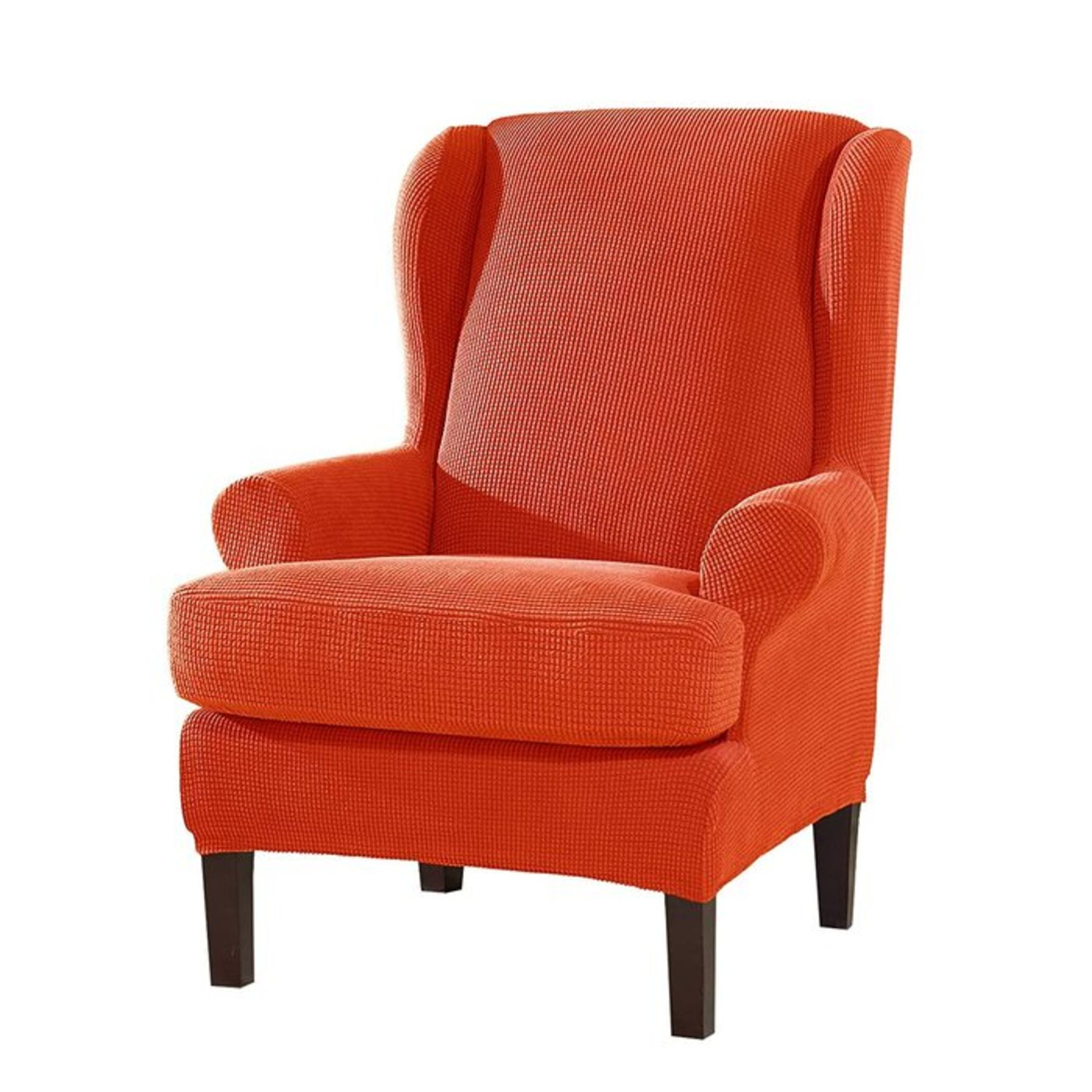 Stretch Box Cushion Wingback Chair Slipcover - RRP£54.99