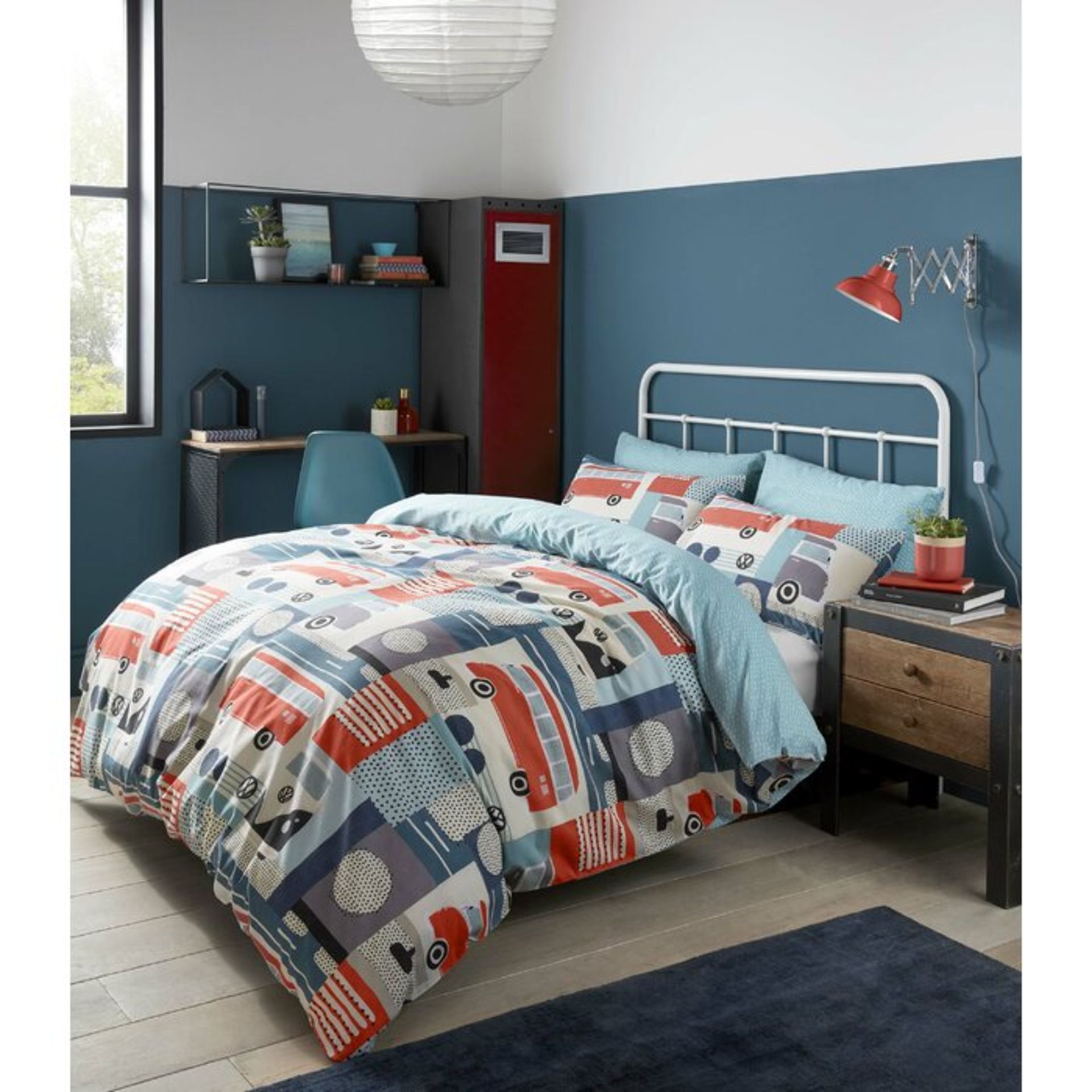 Block Print Duvet Cover Set - RRP 40.00