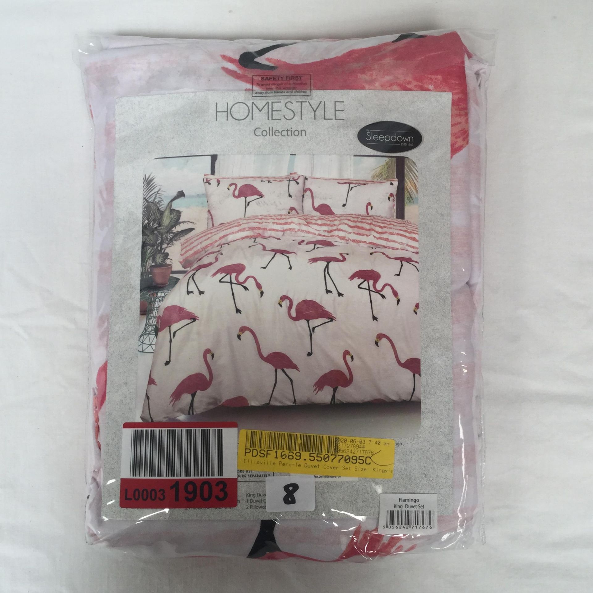 Flamingo King Size Duvet Set