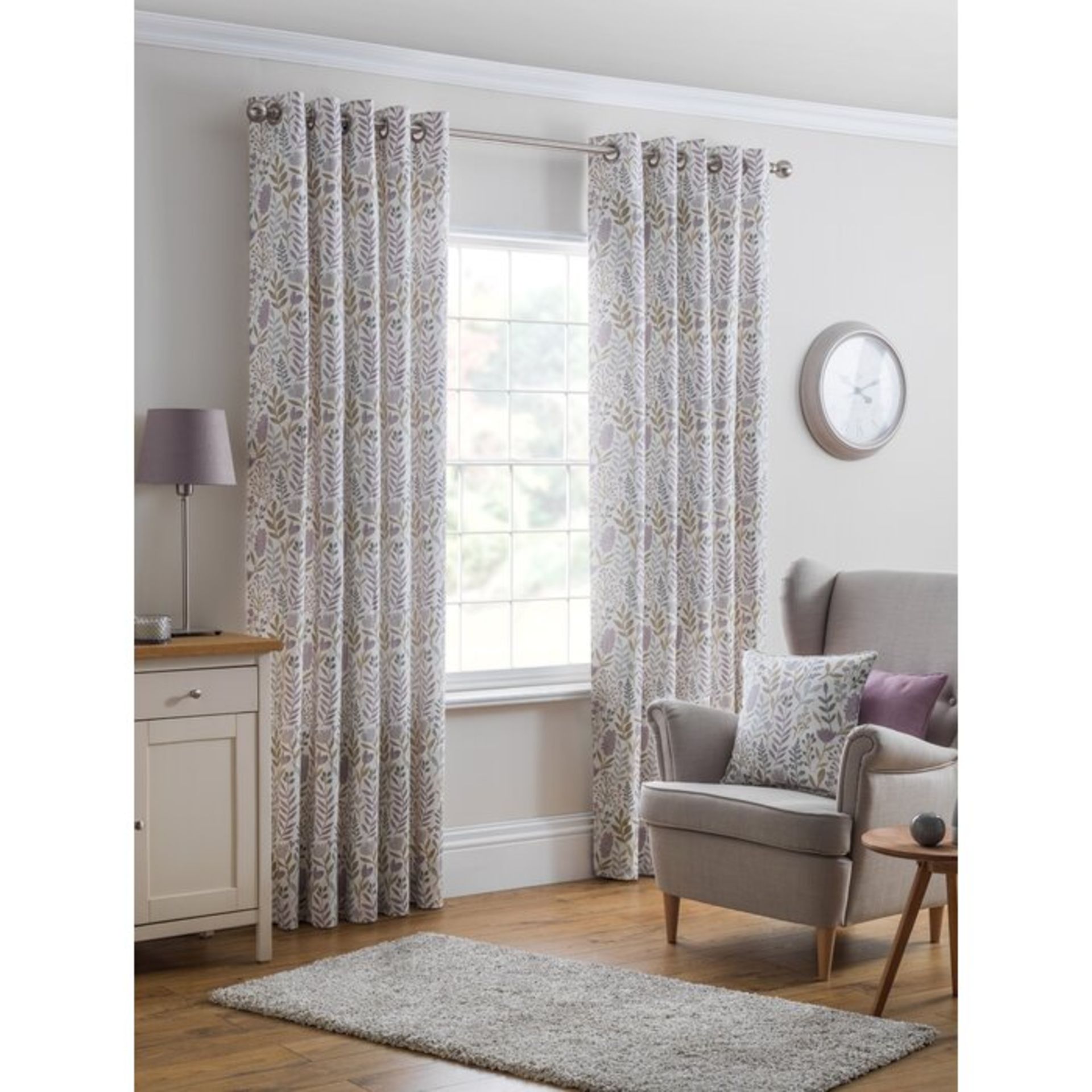 Copenhaver Eyelet Semi Sheer Curtain (Set of 2) - RRP £32.99