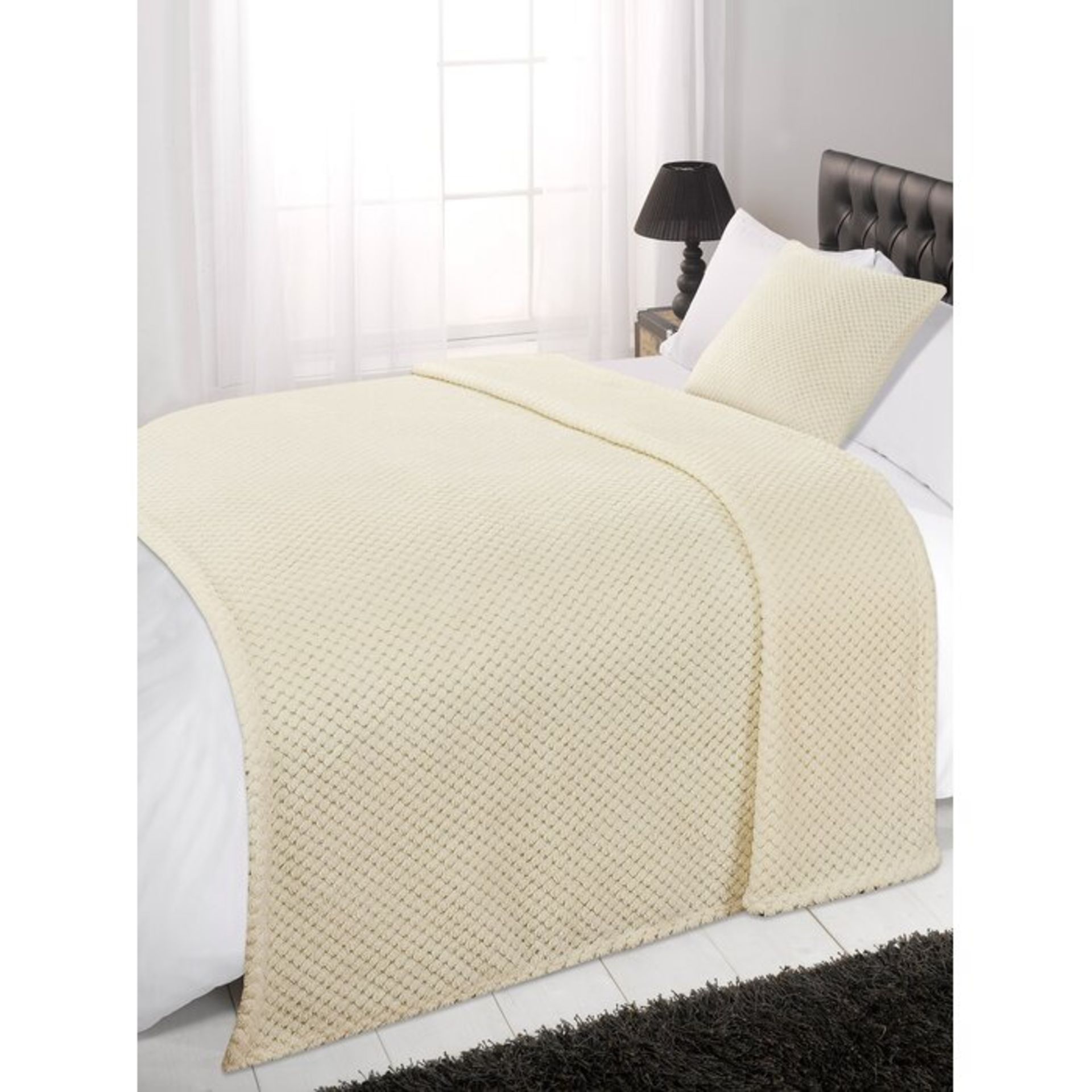 Verasha Waffle Bedspread - RRP £54.99