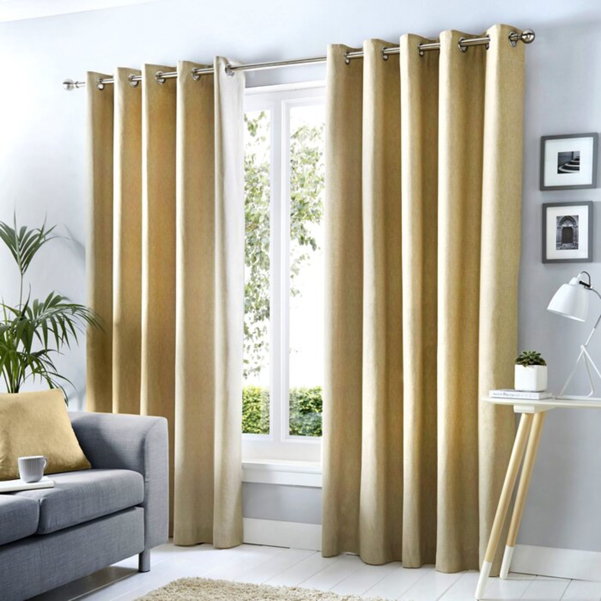 Summy Eyelet Room Darkening Curtains (Set of 2) -RRP £75.00