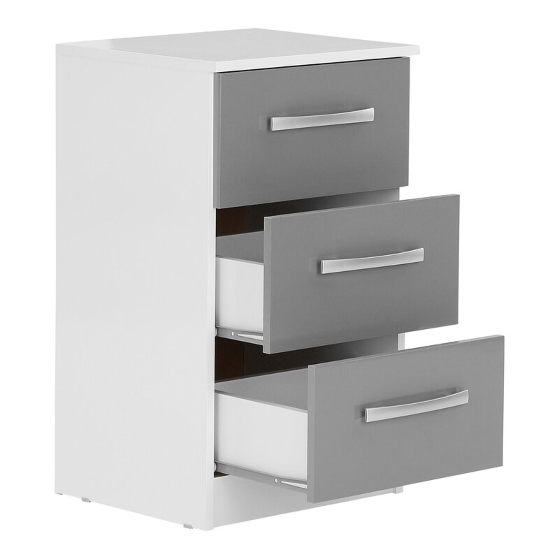 Dugg 3 Drawer Bedside Table - RRP £83.99 - Image 2 of 6