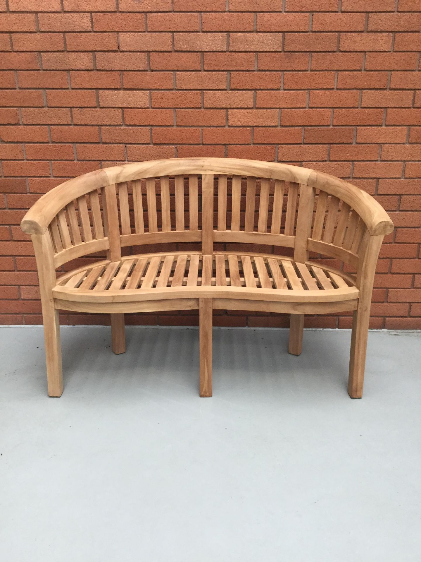 New 2 Seater Curved Bench