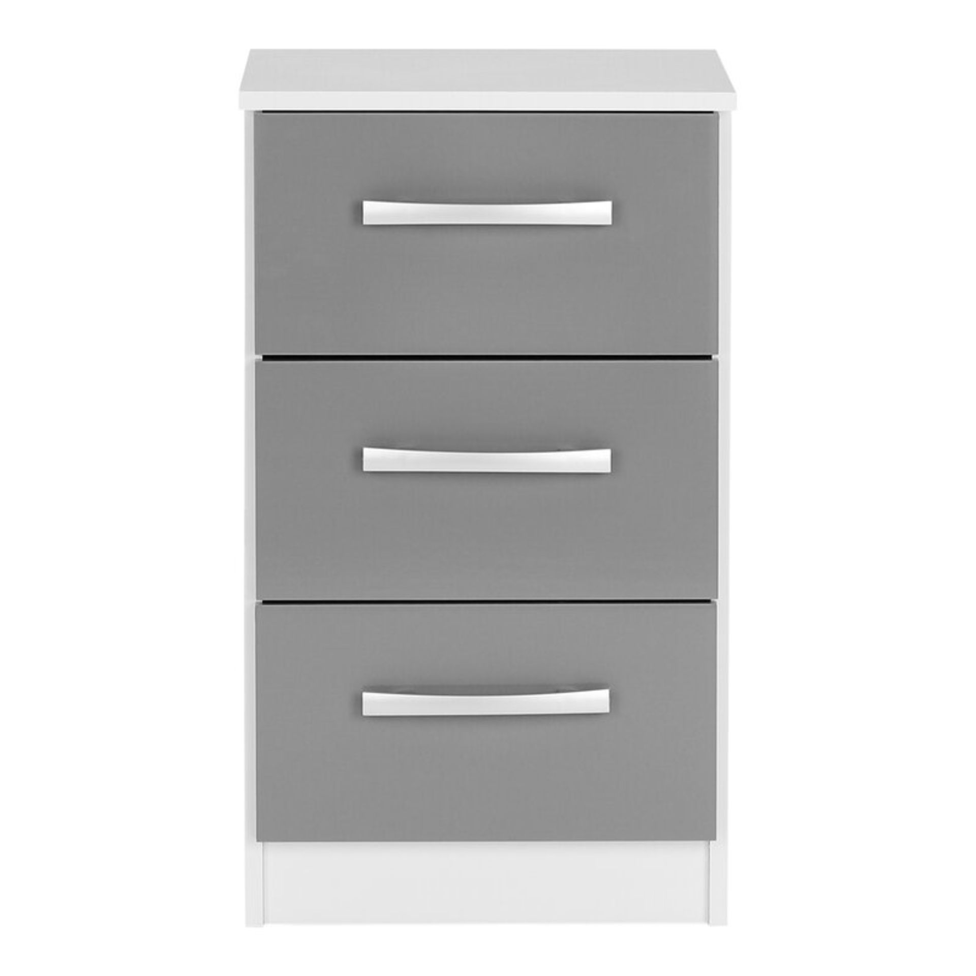 Dugg 3 Drawer Bedside Table - RRP £83.99