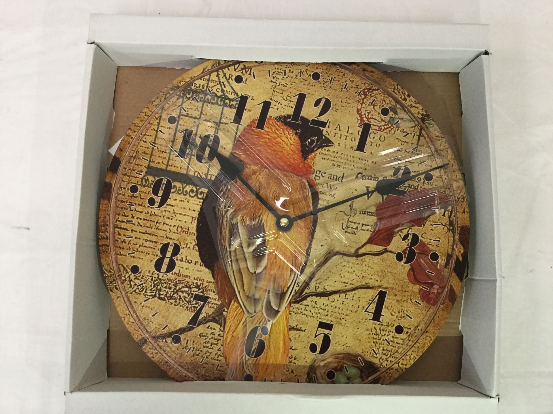 New Bird Clock In Original Packaging