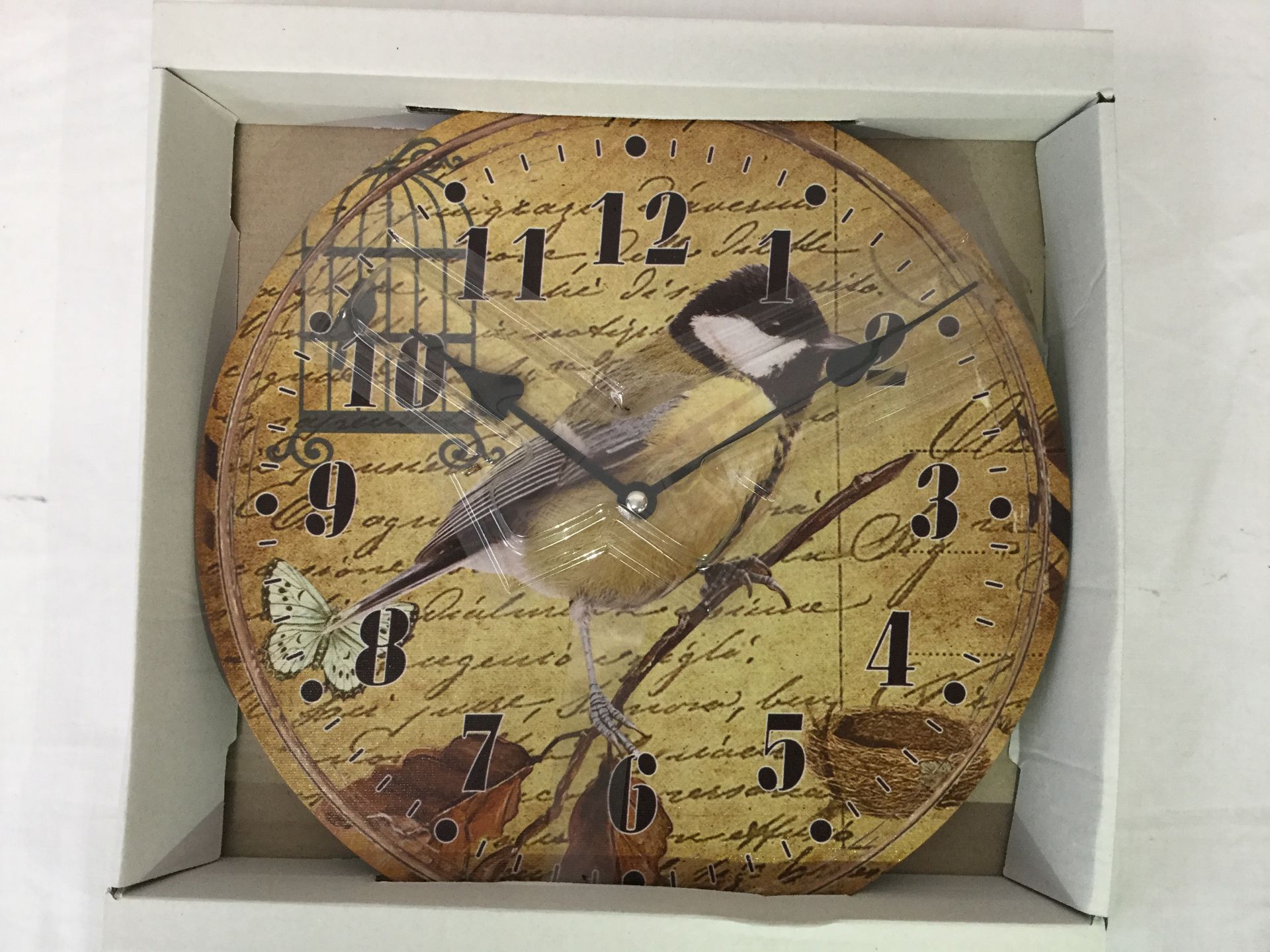 New Bird Clock In Original Packaging