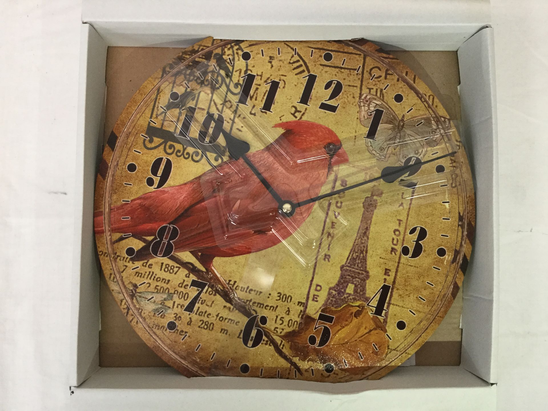 New Bird Clock In Original Packaging