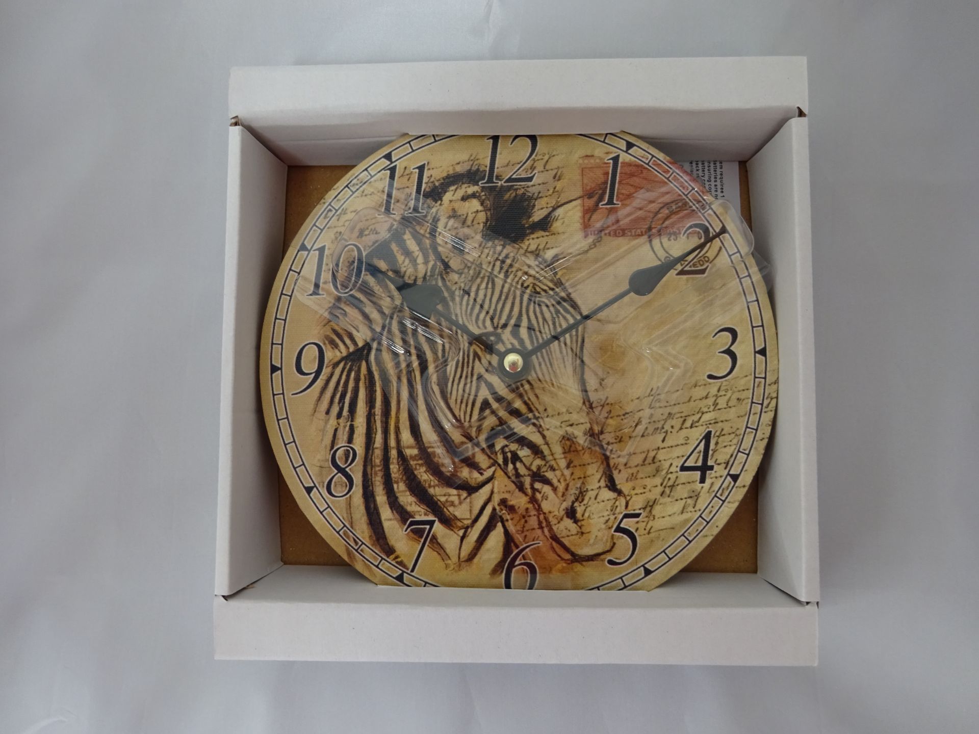 New Zebra SmallWall Clock In Original Packaging