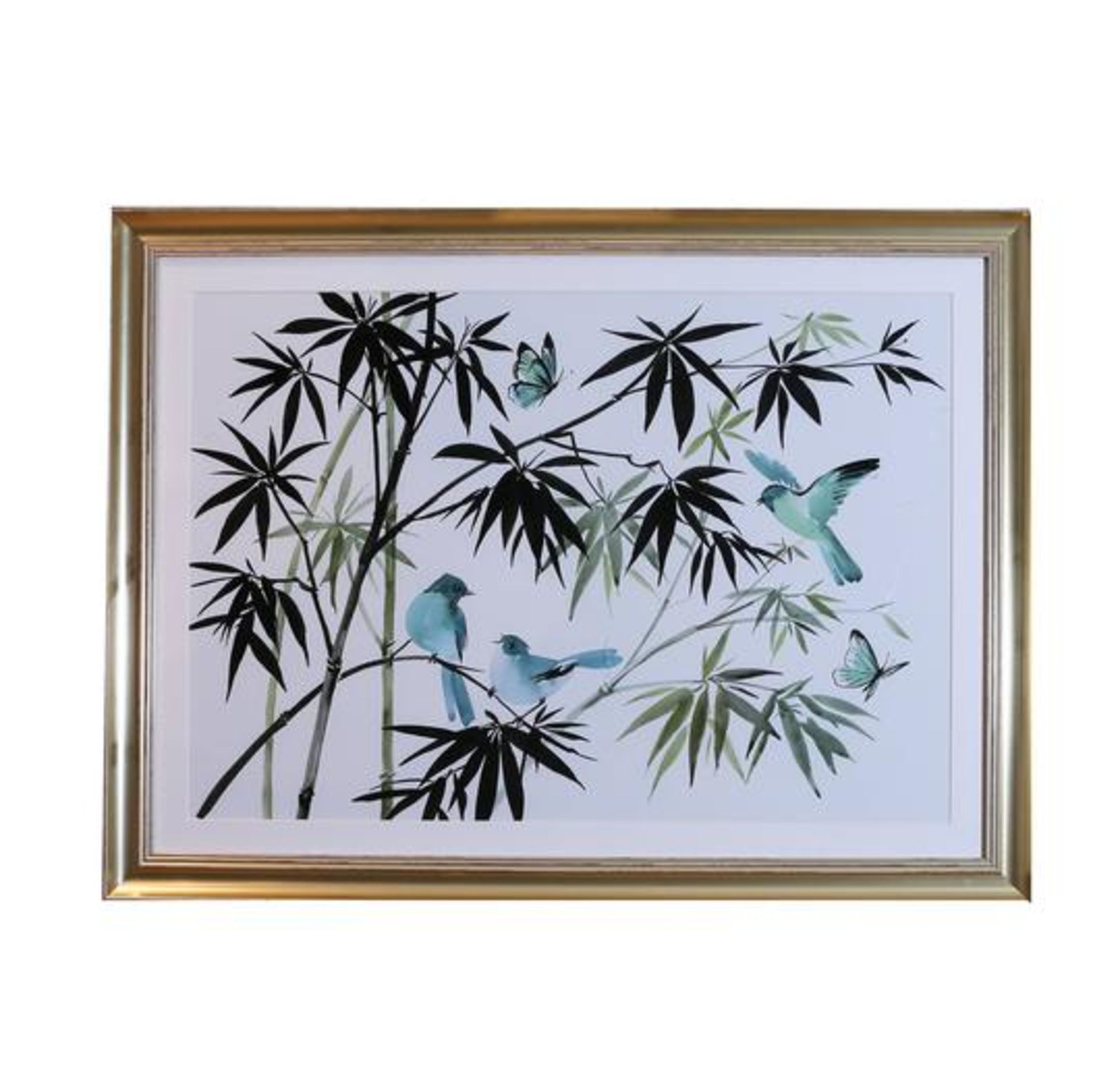 New Oriental Birds Framed Print