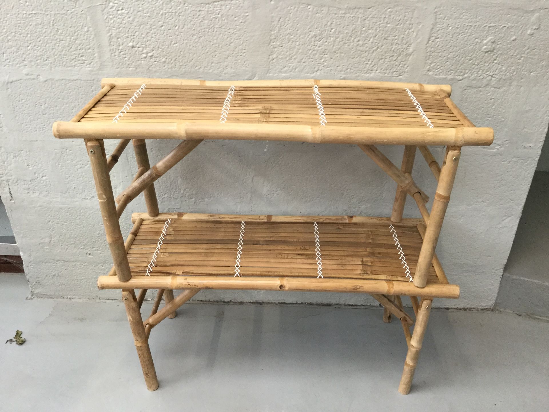 x2 Folding Bamboo Benches