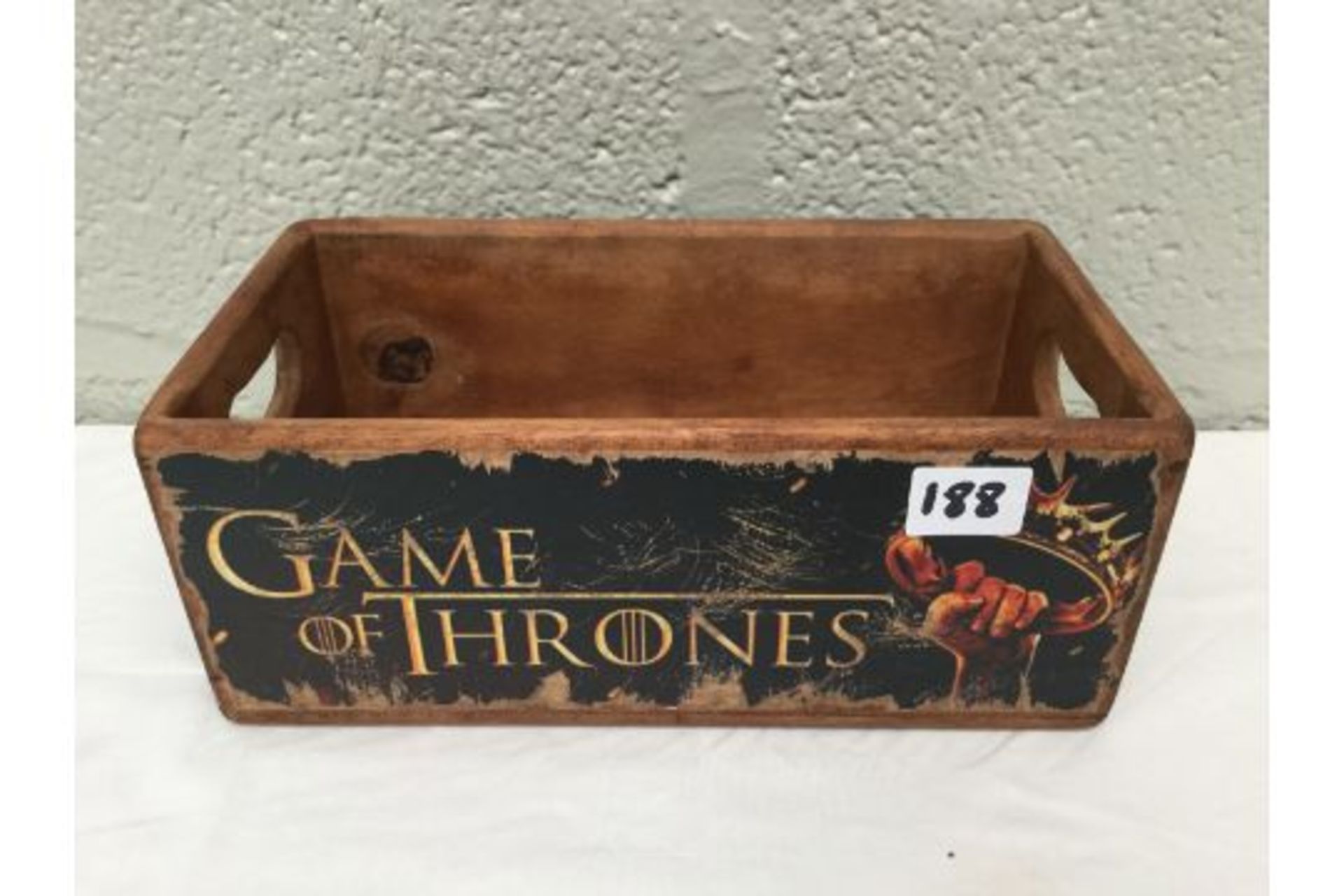 NEW GAME OF THRONES WOODEN STORAGE BOX