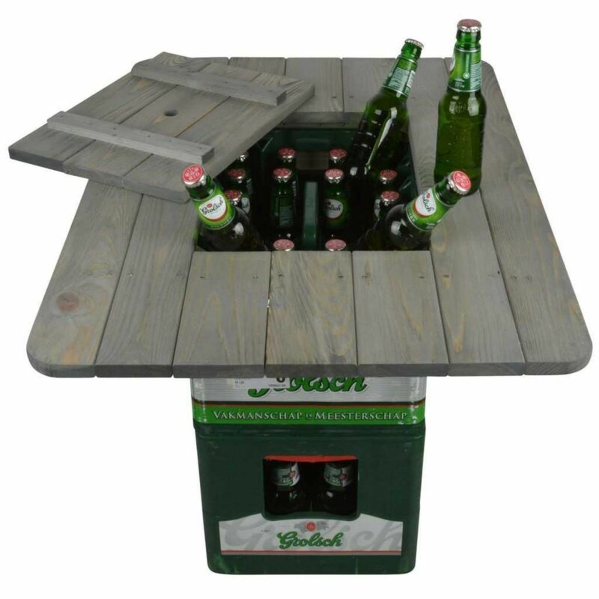 Sandiacre Esschert Wooden Beer Crate Tabletop - RRP £61.99