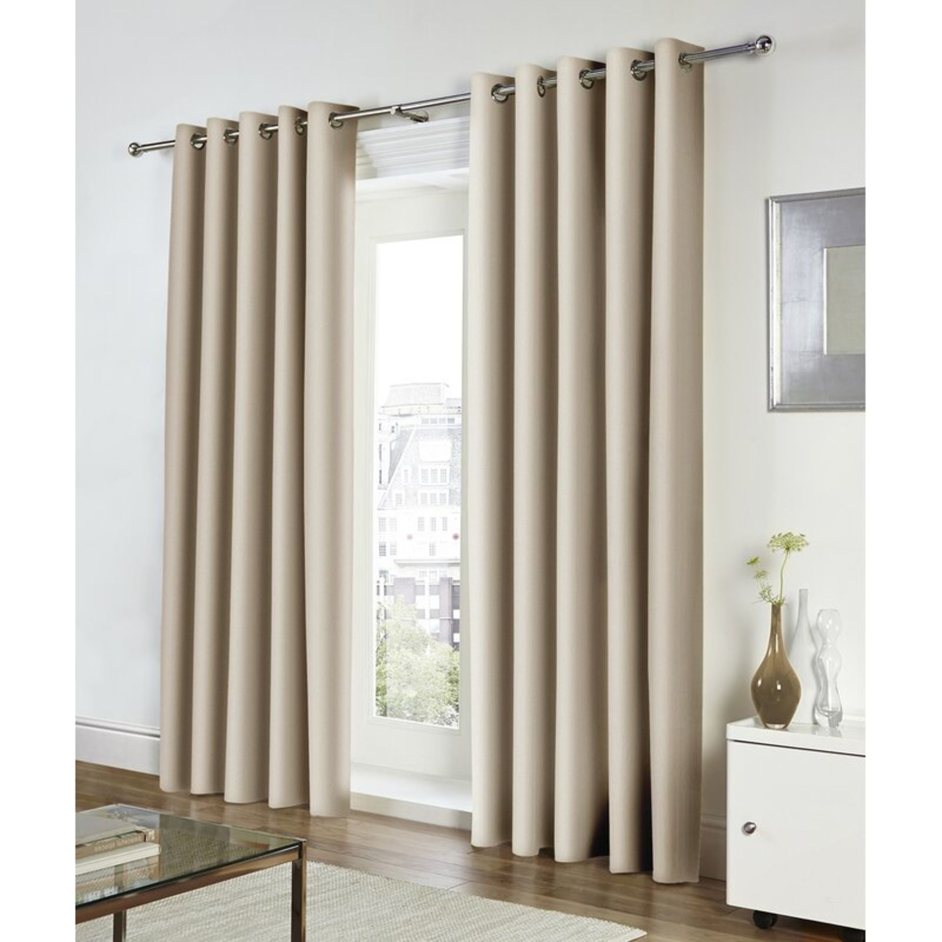 Koblowska Eyelet Room Darkening Curtains (Set of 2) - RRP £112.50