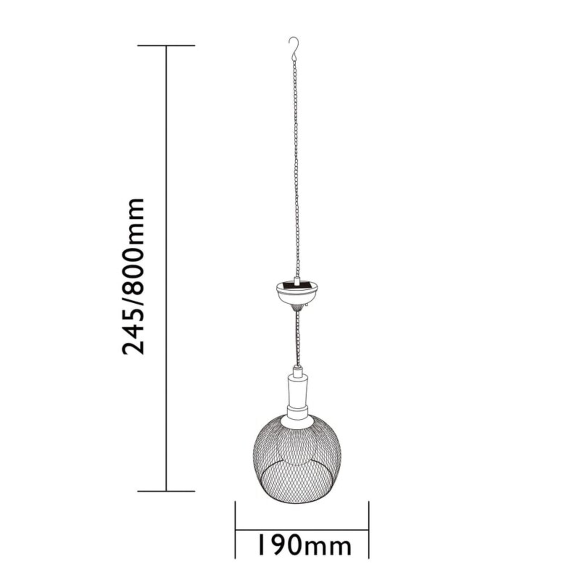 Gorsuch 1 Light Outdoor Pendant - RRP £55.99 - Image 3 of 3