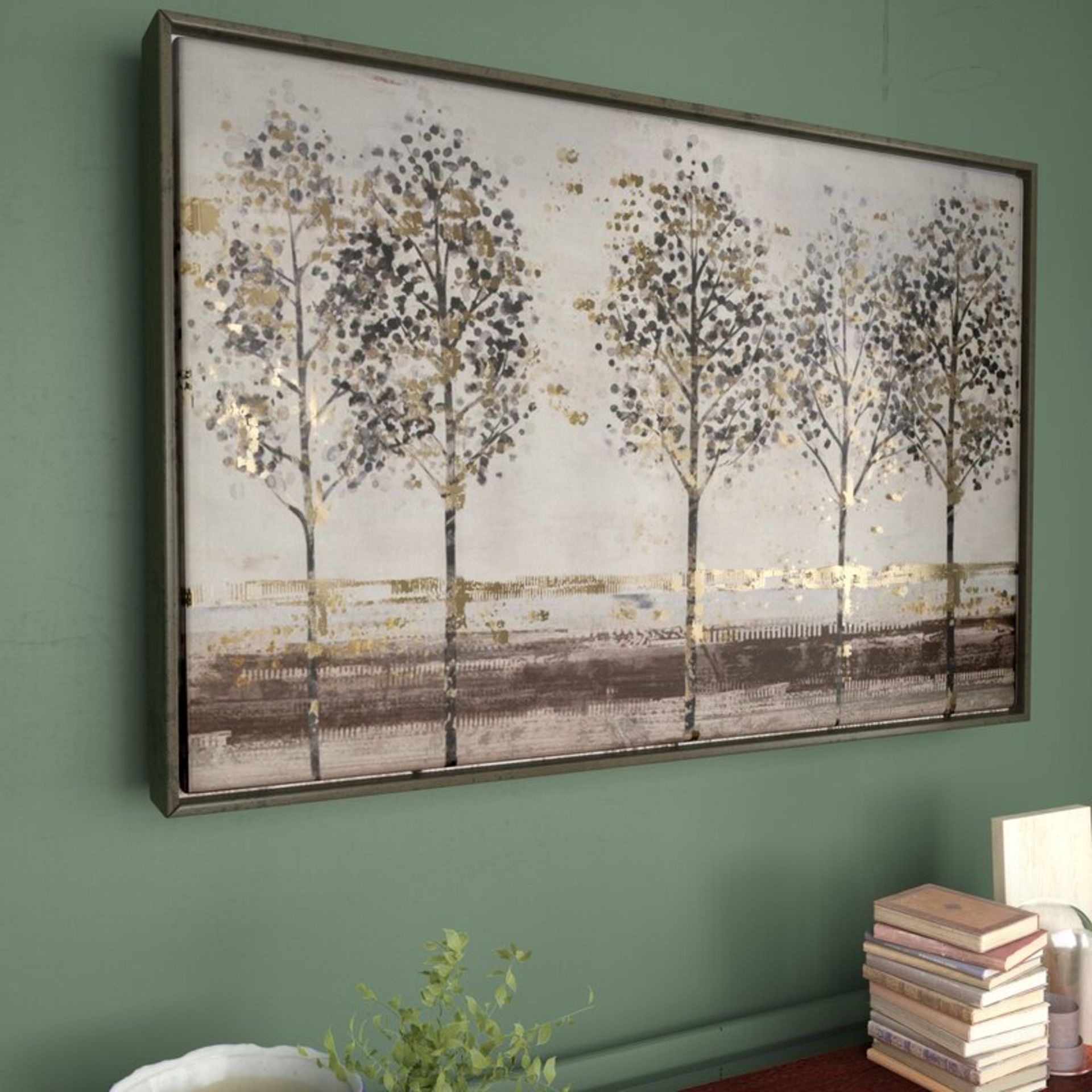Avenue - Floater Frame Painting Print on Canvas - RRP £110.00