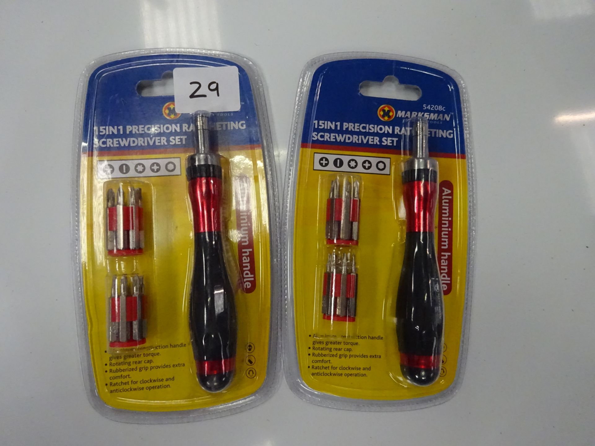 x 2 15 in 1 Precision ratcheting screwdriver set