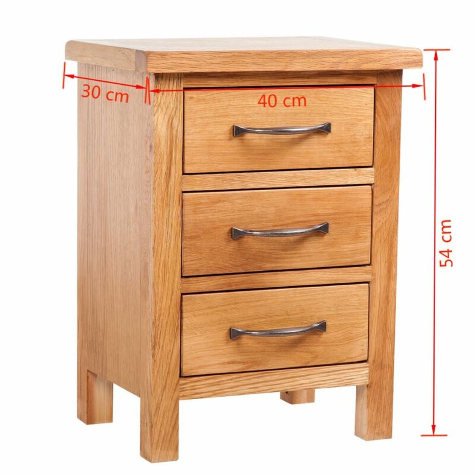 3 Drawer Bedside Table - RRP £99.99 - Image 3 of 3