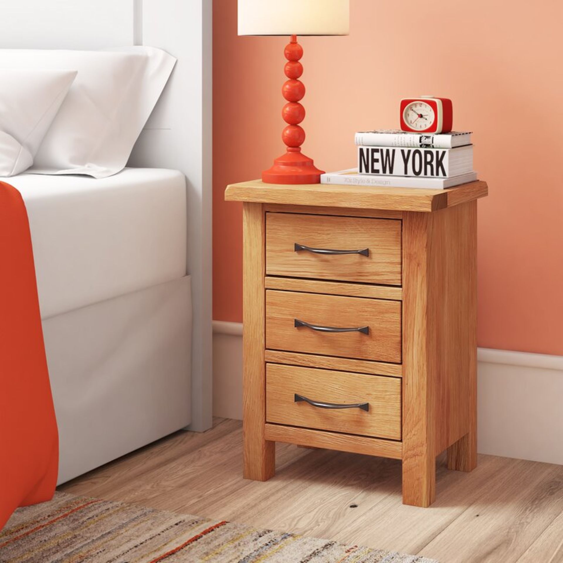 3 Drawer Bedside Table - RRP £99.99